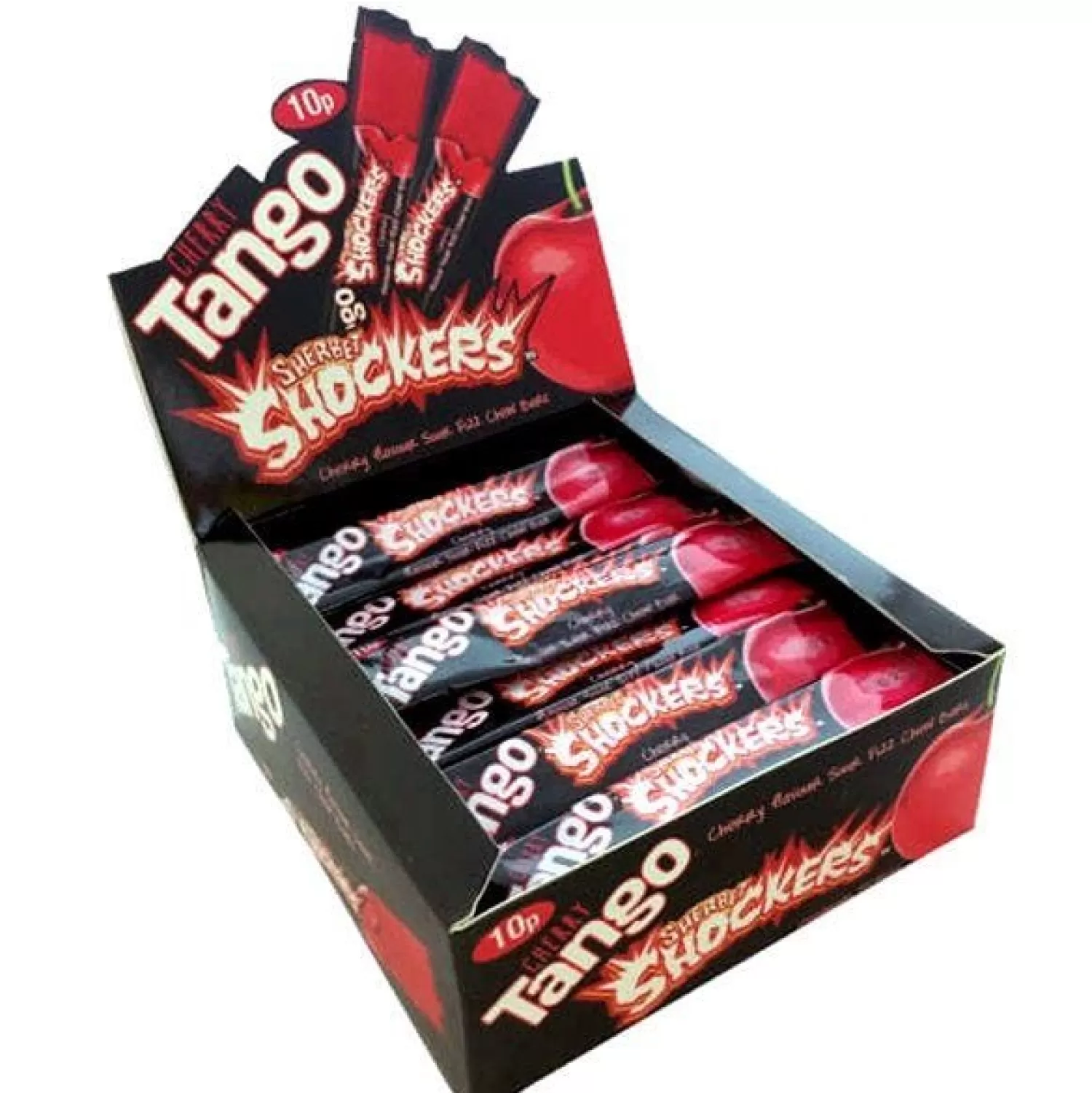 Best Sale Party Delights Tango Cherry Shockers Sour Fizz Chew Bar - 11G