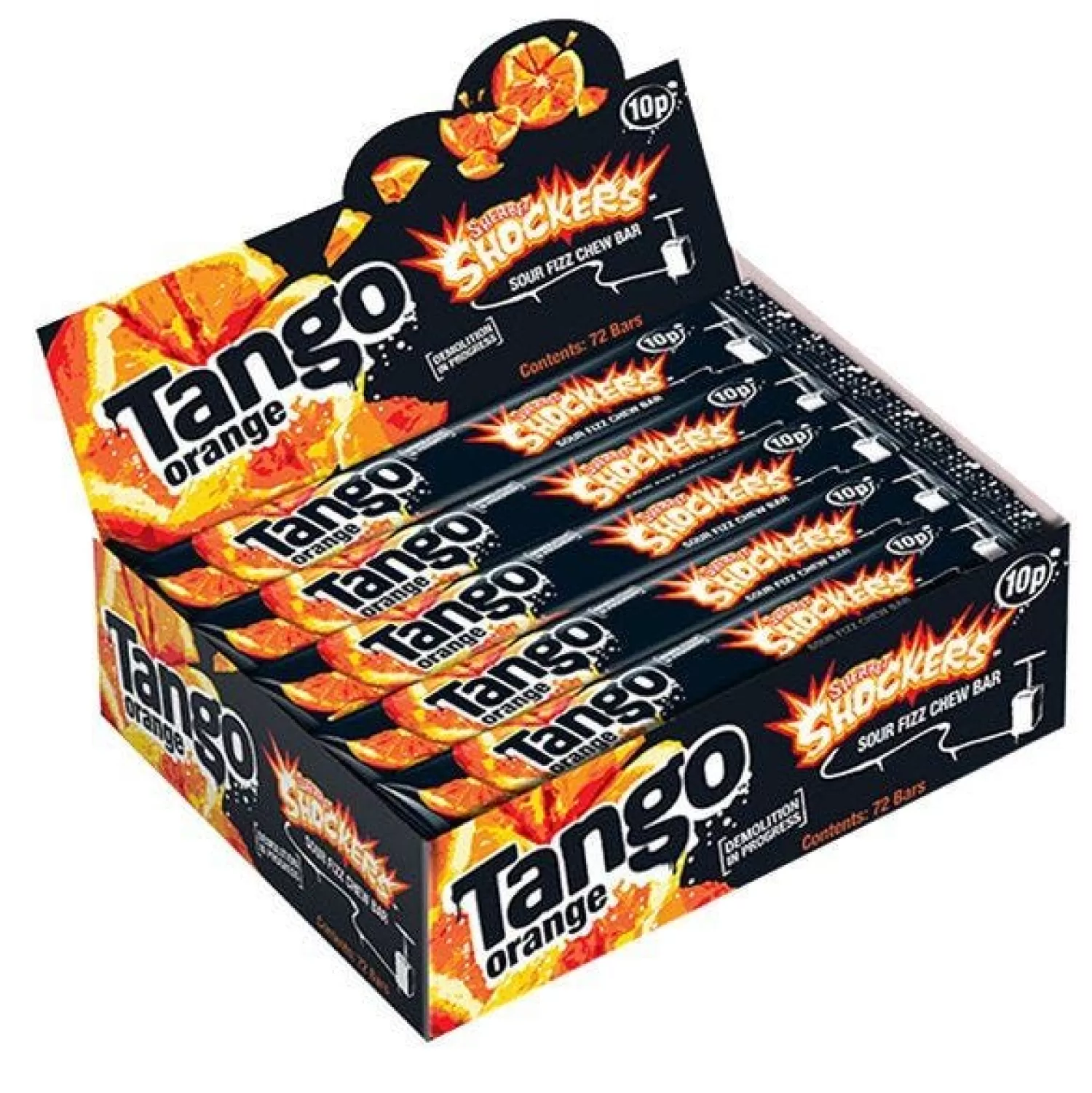 Fashion Party Delights Tango Orange Shockers Sour Fizz Chew Bar - 11G