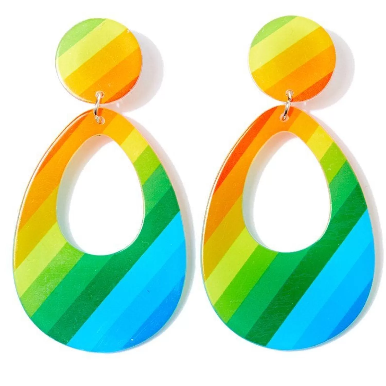 Flash Sale Party Delights Teardrop Multi-Coloured Earrings