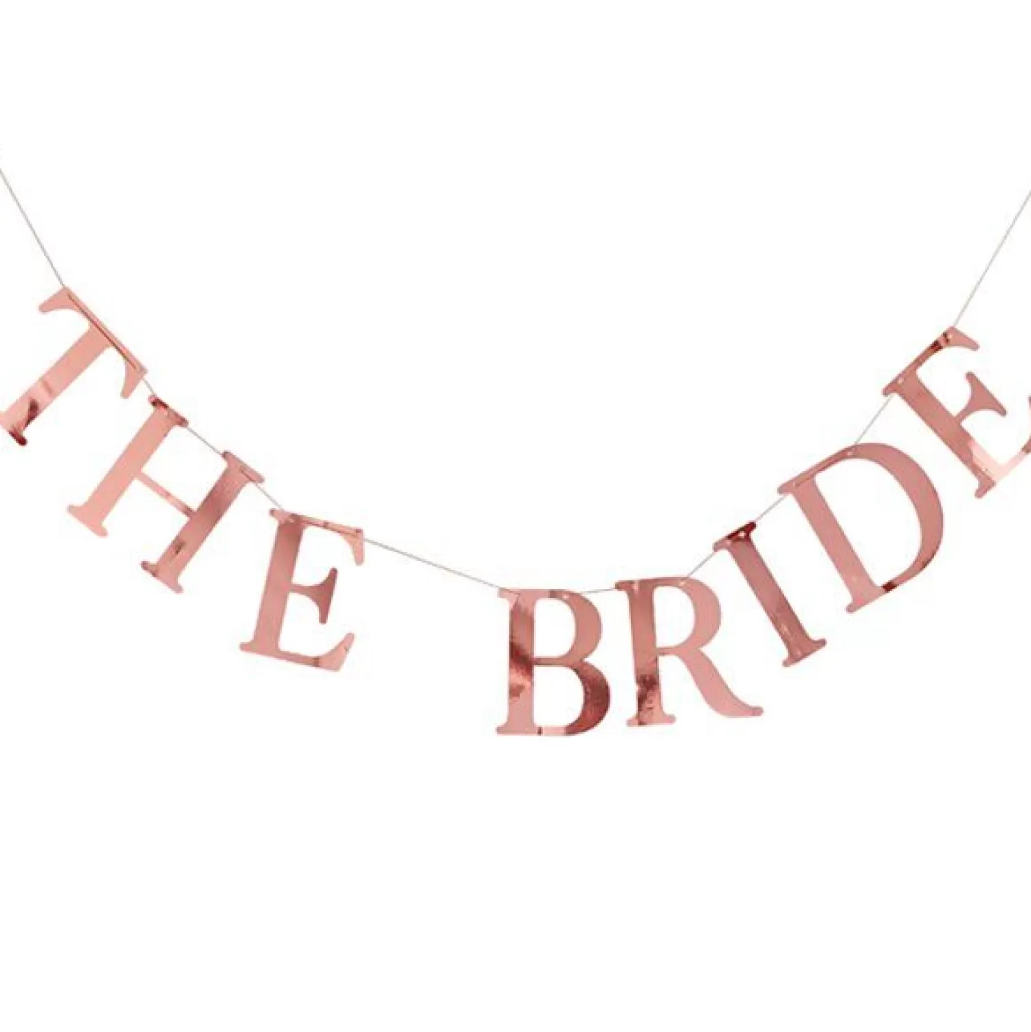 Store Party Delights The Bride Rose Gold Peg Bunting