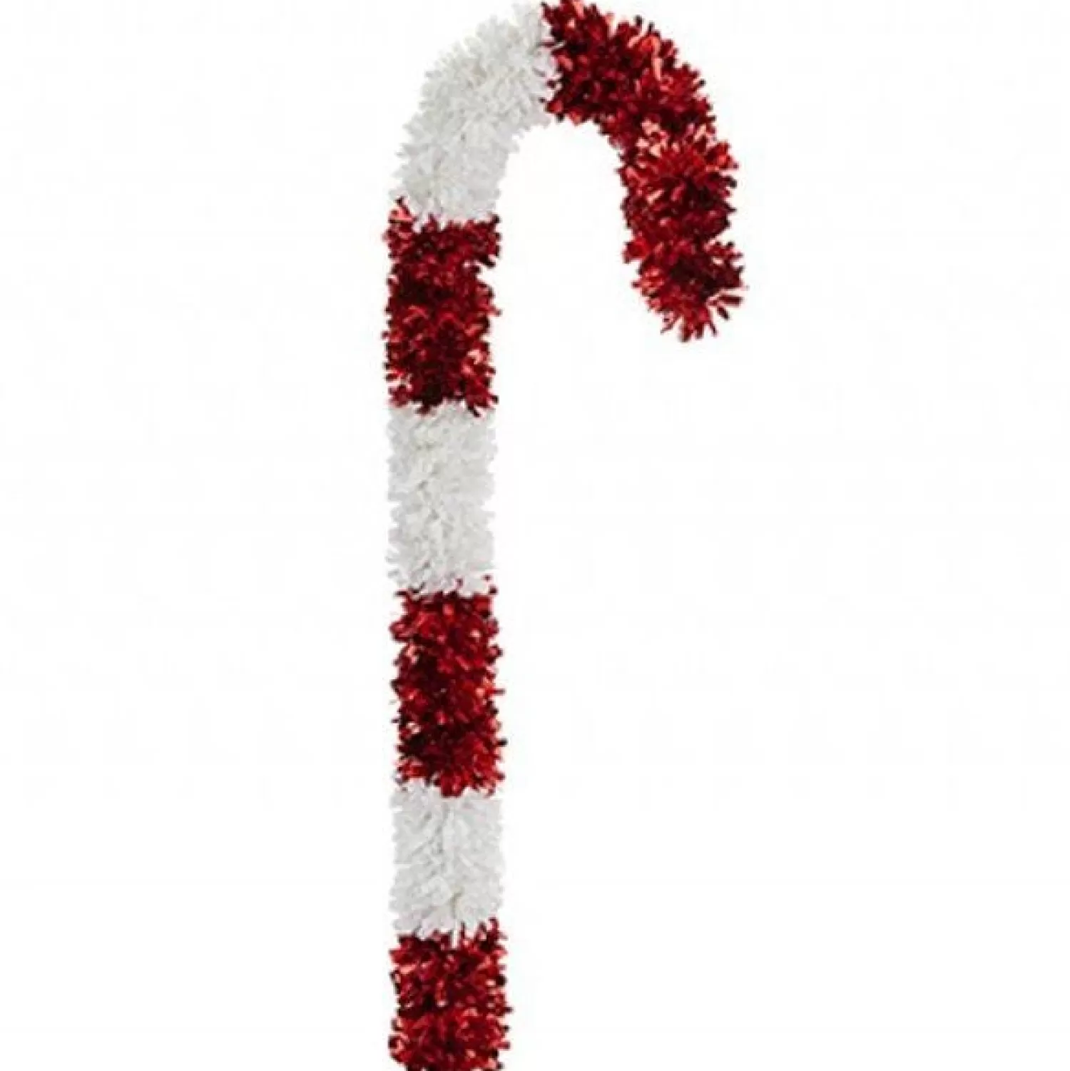 Tinsel Candy Cane Decoration - 76Cm<Party Delights Best Sale