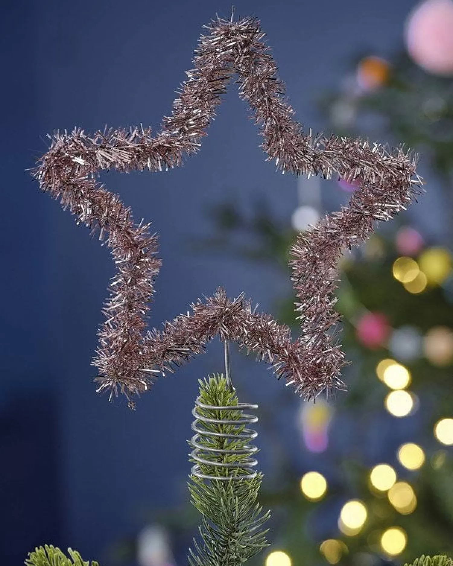 Tinsel Star Tree Topper<Party Delights Cheap