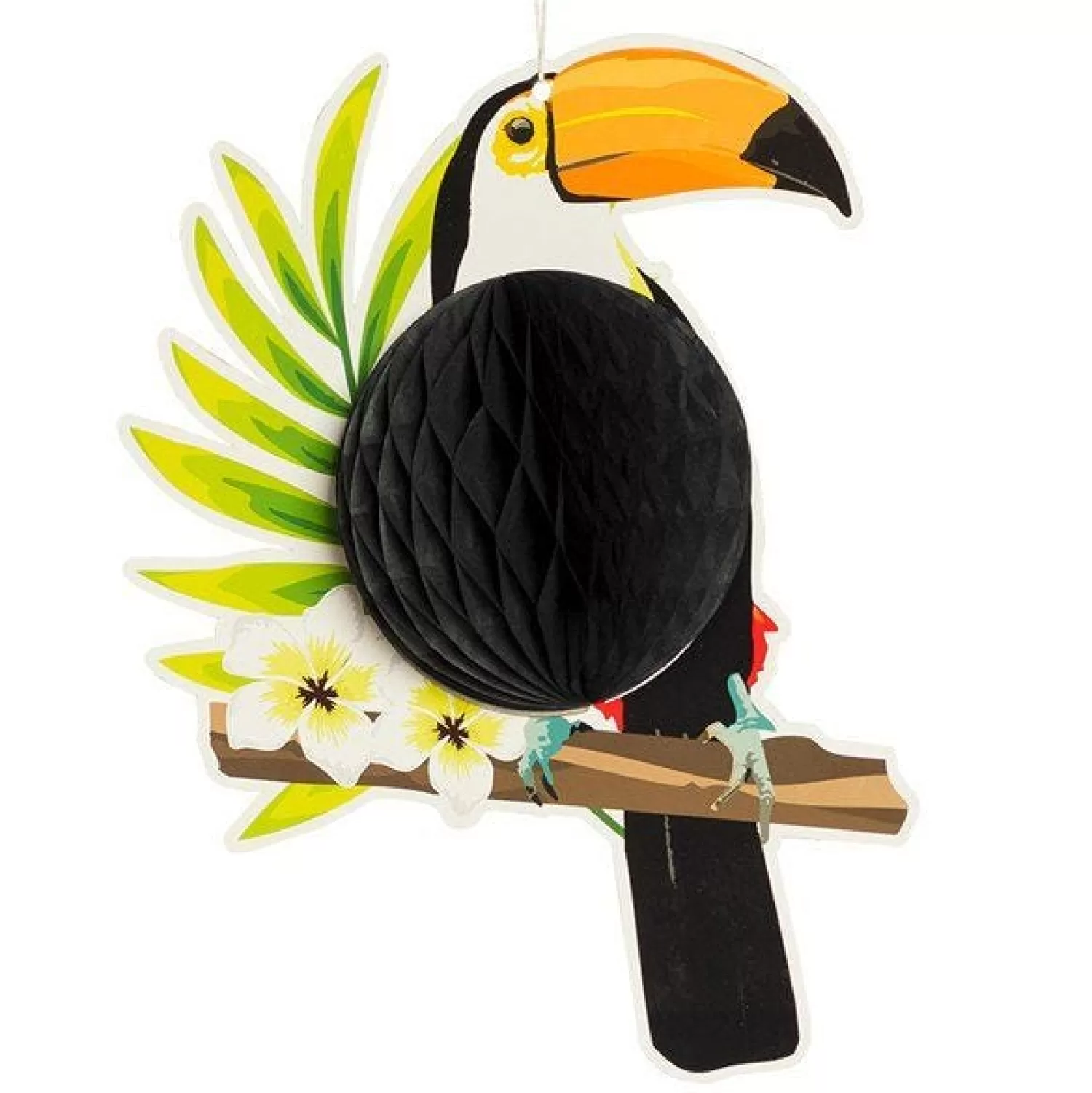 Shop Party Delights Toucan Honeycomb Decoration - 25Cm