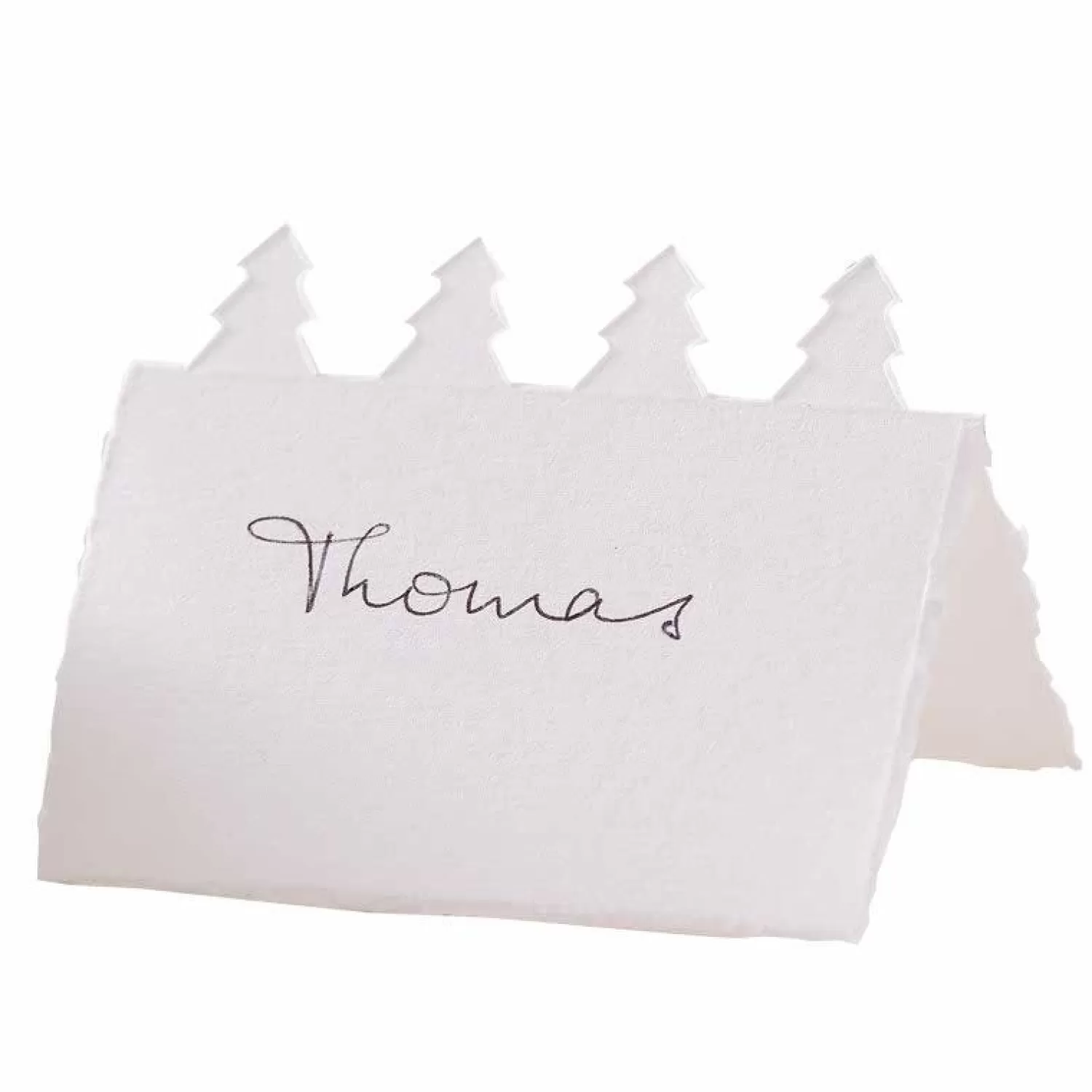 Tree Cut Out Cotton Paper Place Cards (10Pk)<Party Delights Sale