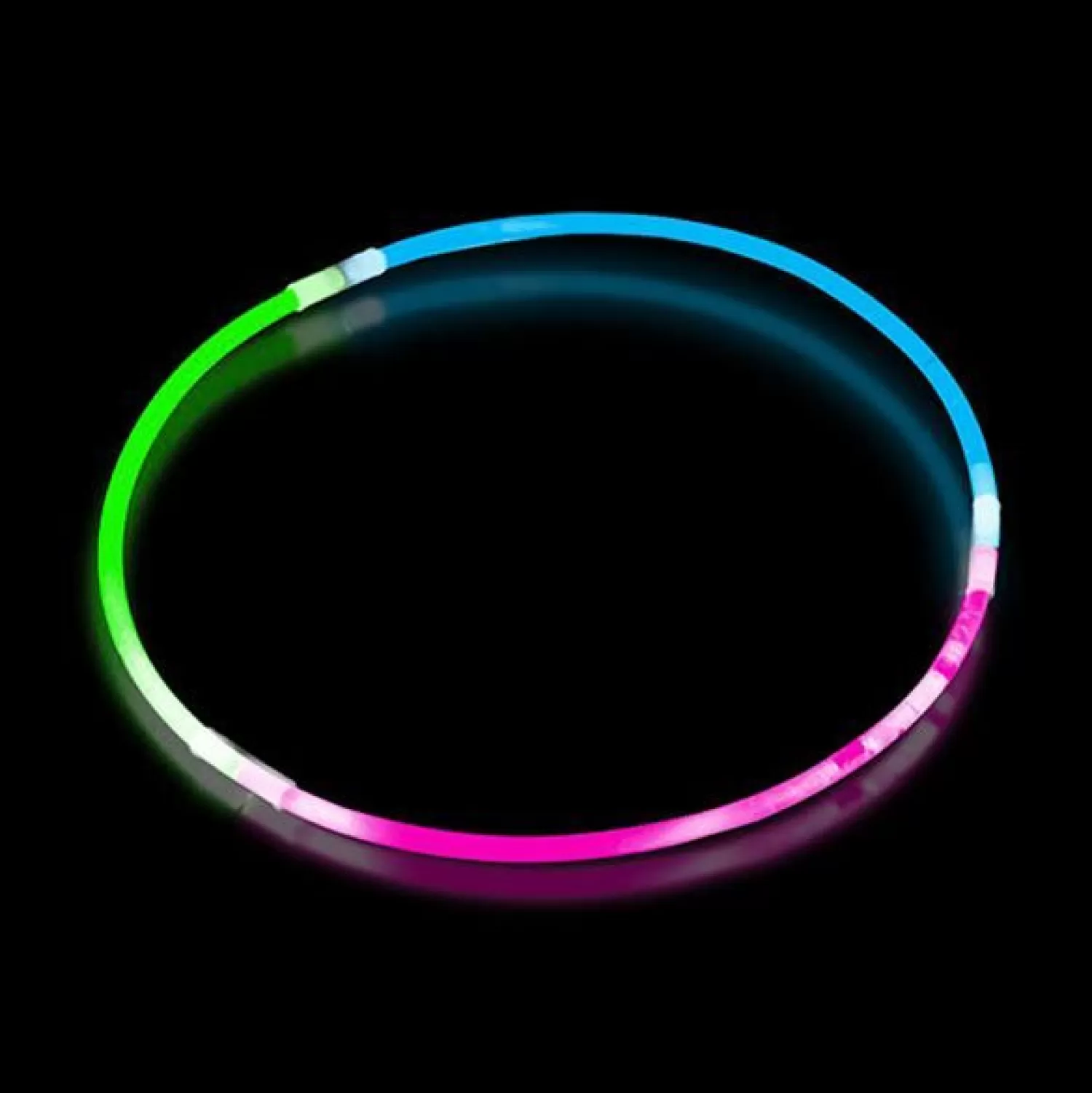 Store Party Delights Tri- Colour Glow Necklaces - 60Cm (10Pk)