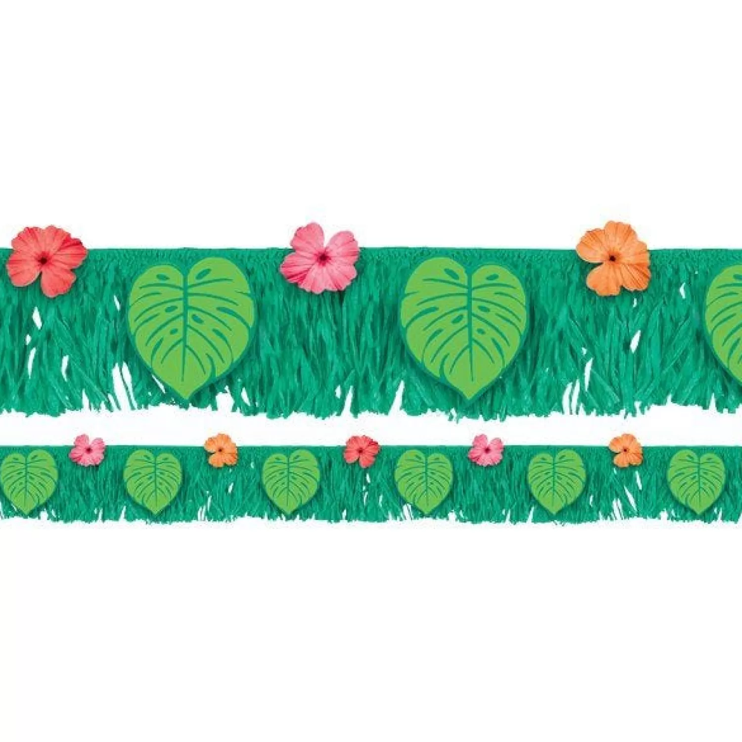 Outlet Party Delights Tropical Jungle Fringe Banner - 1.77M