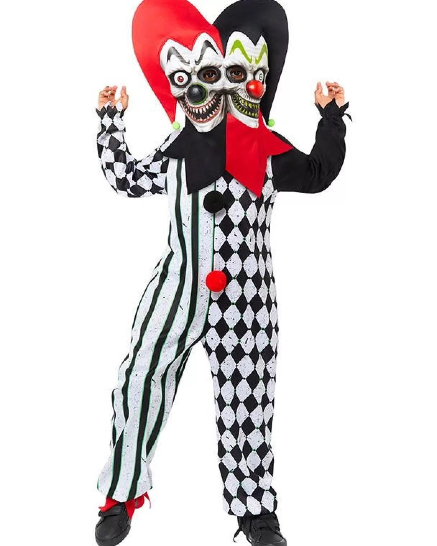 Two Faced Clown - Childs Costume<Party Delights Discount