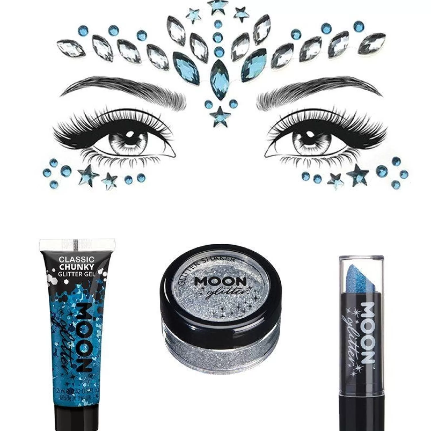 Sale Party Delights Under The Sea Glitter Face And Body Gem Kit