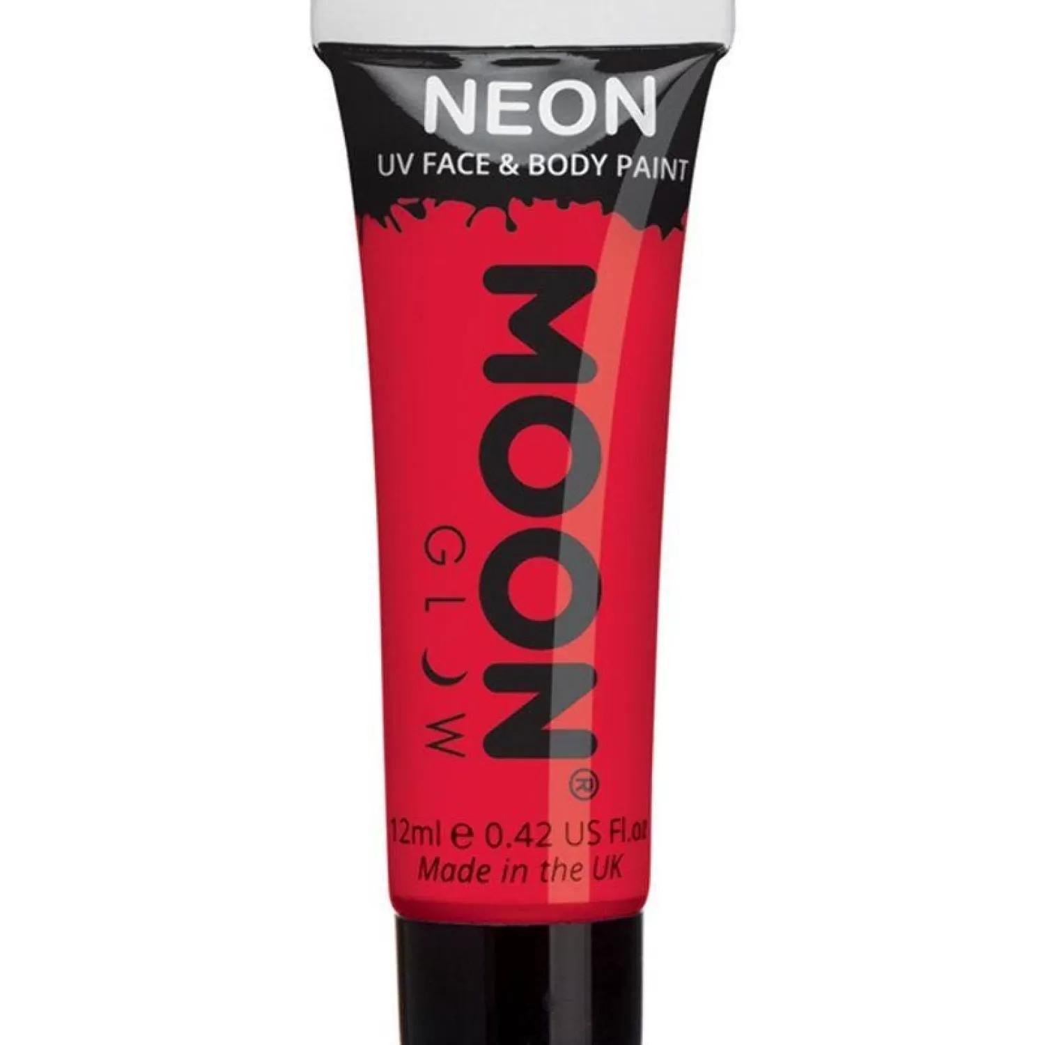 Uv Neon Face & Body Paint - Red 12Ml<Party Delights Online