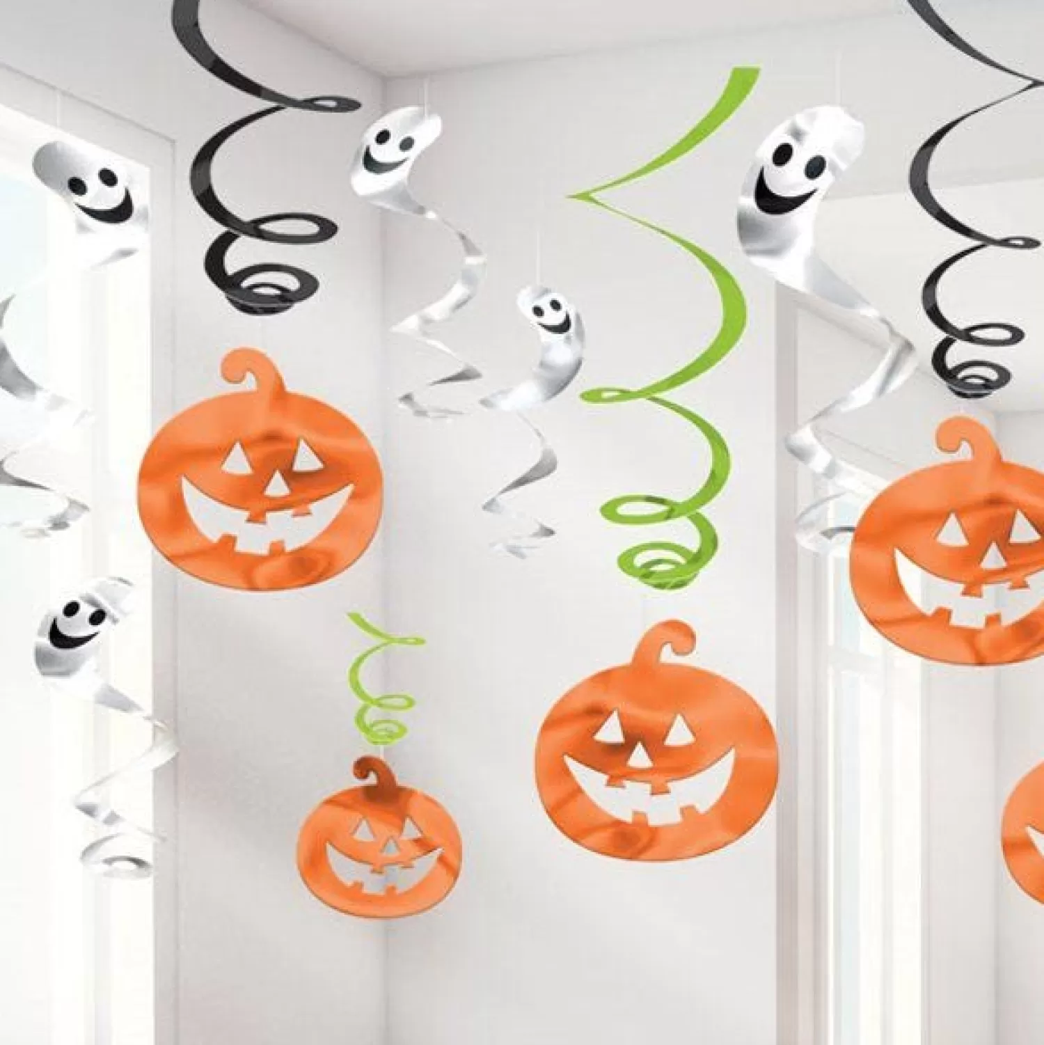 Value Halloween Family Friendly Swirls - 60Cm (12Pk)<Party Delights Online