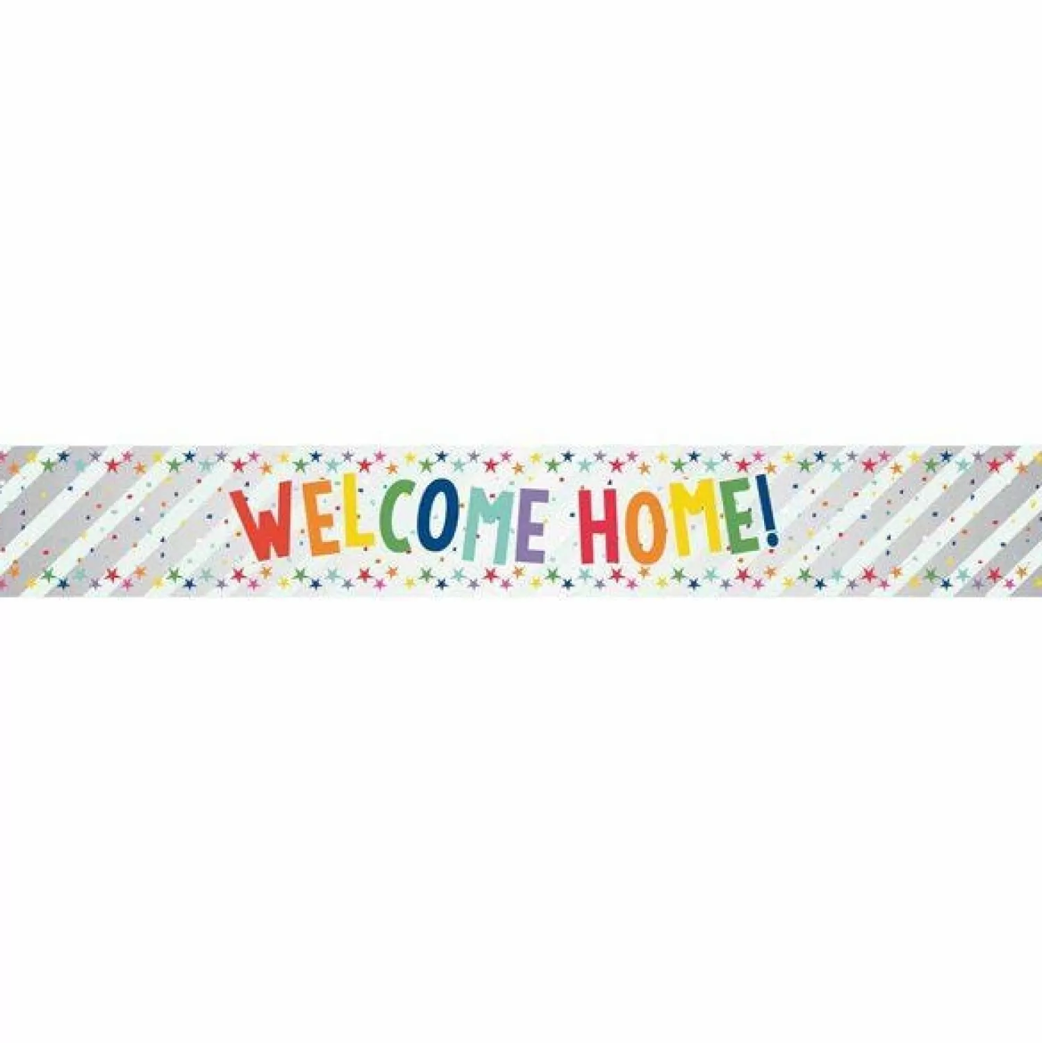 Cheap Party Delights Welcome Home Foil Banner