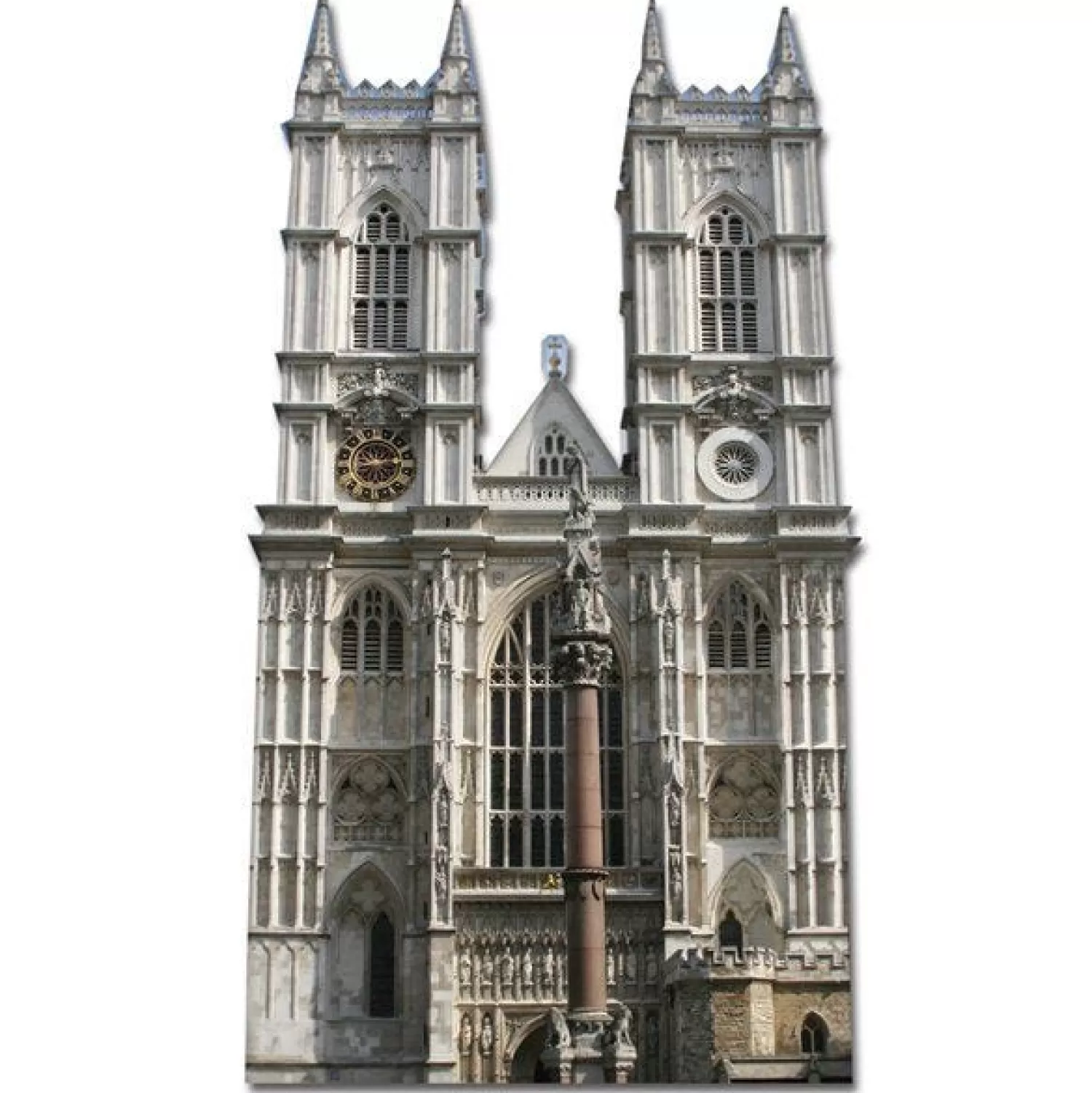 Hot Party Delights Westminster Abbey Cardboard Cutout - 175Cm X 95Cm