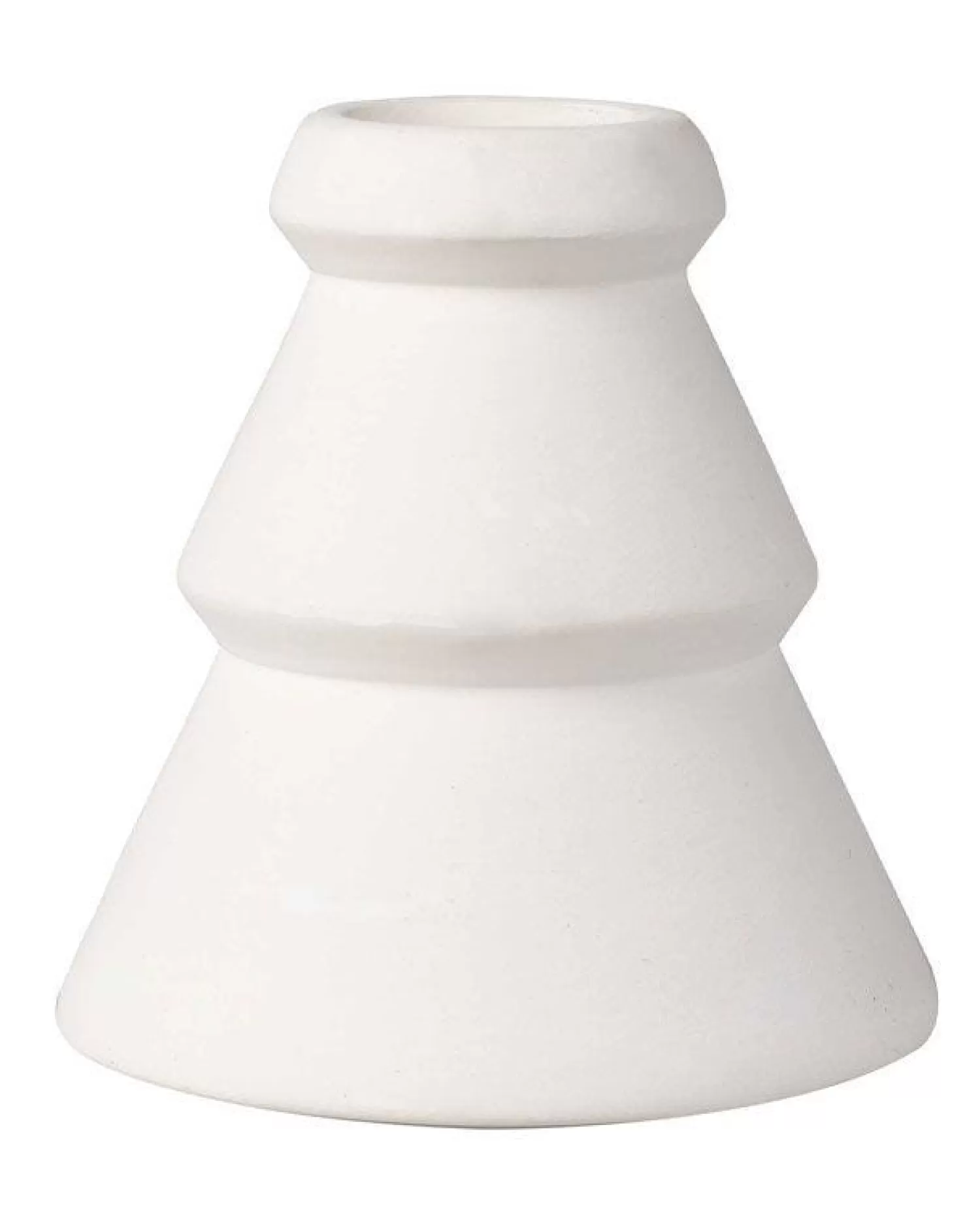 White Ceramic Tree Shaped Candle Holders (2Pk)<Party Delights Cheap