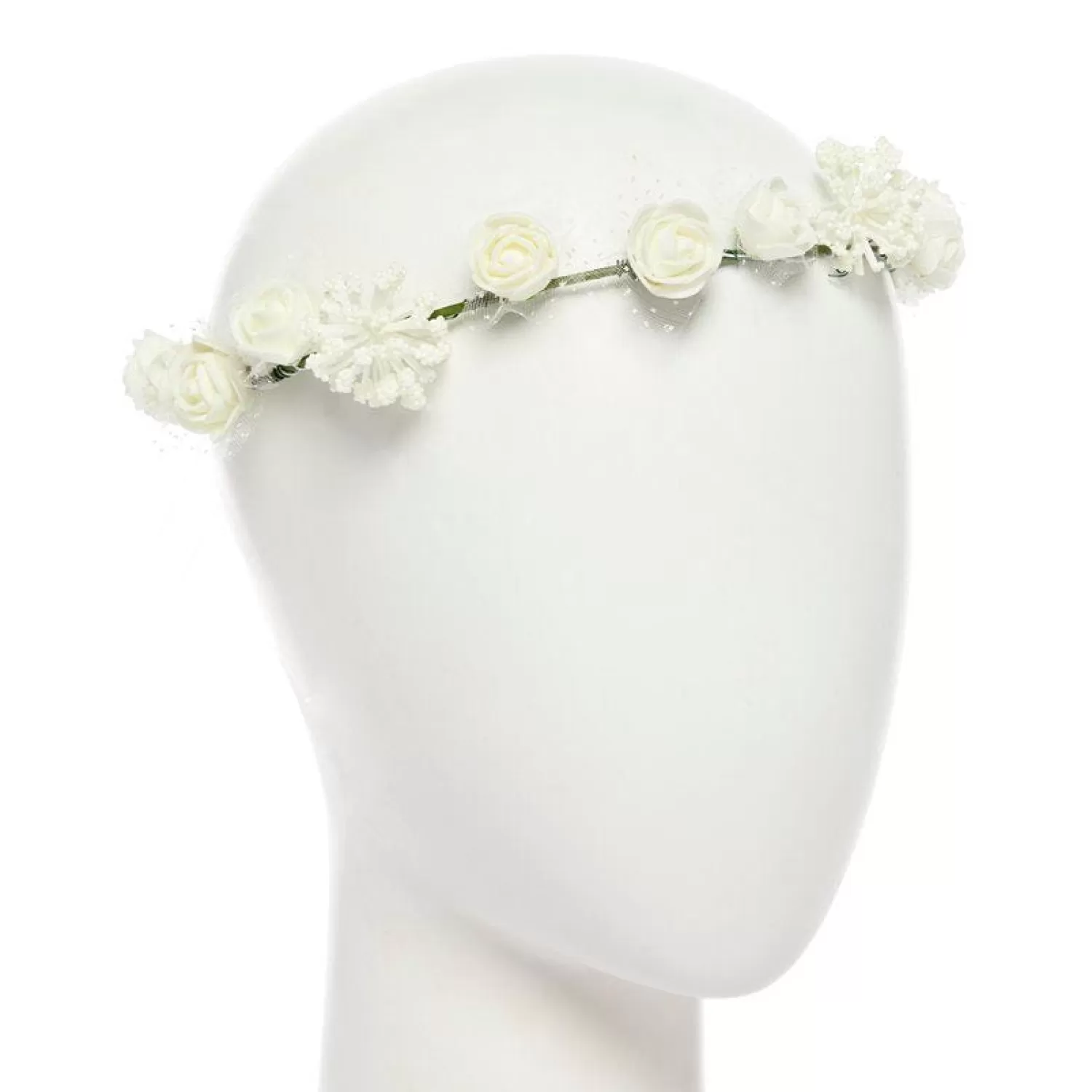 Hot Party Delights White Flower Headband