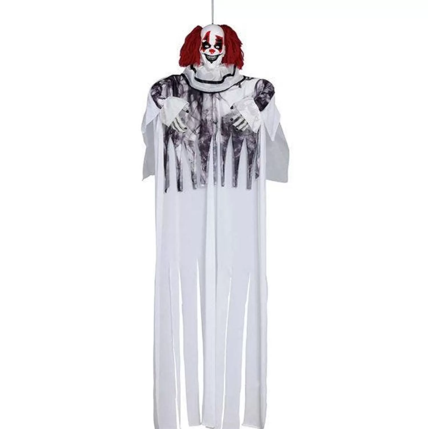 White Hanging Clown - 1.6M<Party Delights Hot