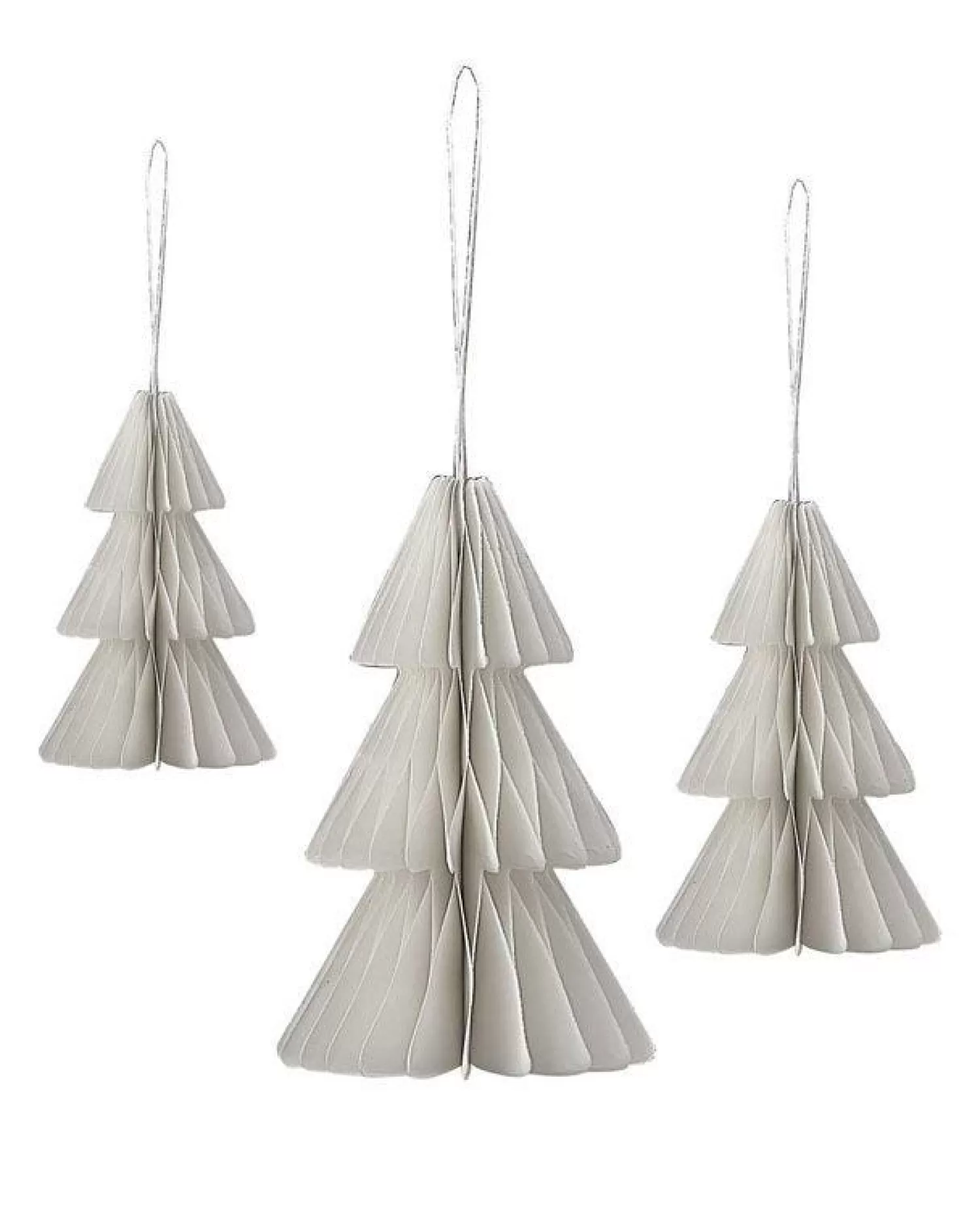 White Honeycomb Trees Hanging Decorations (3Pk)<Party Delights Best Sale