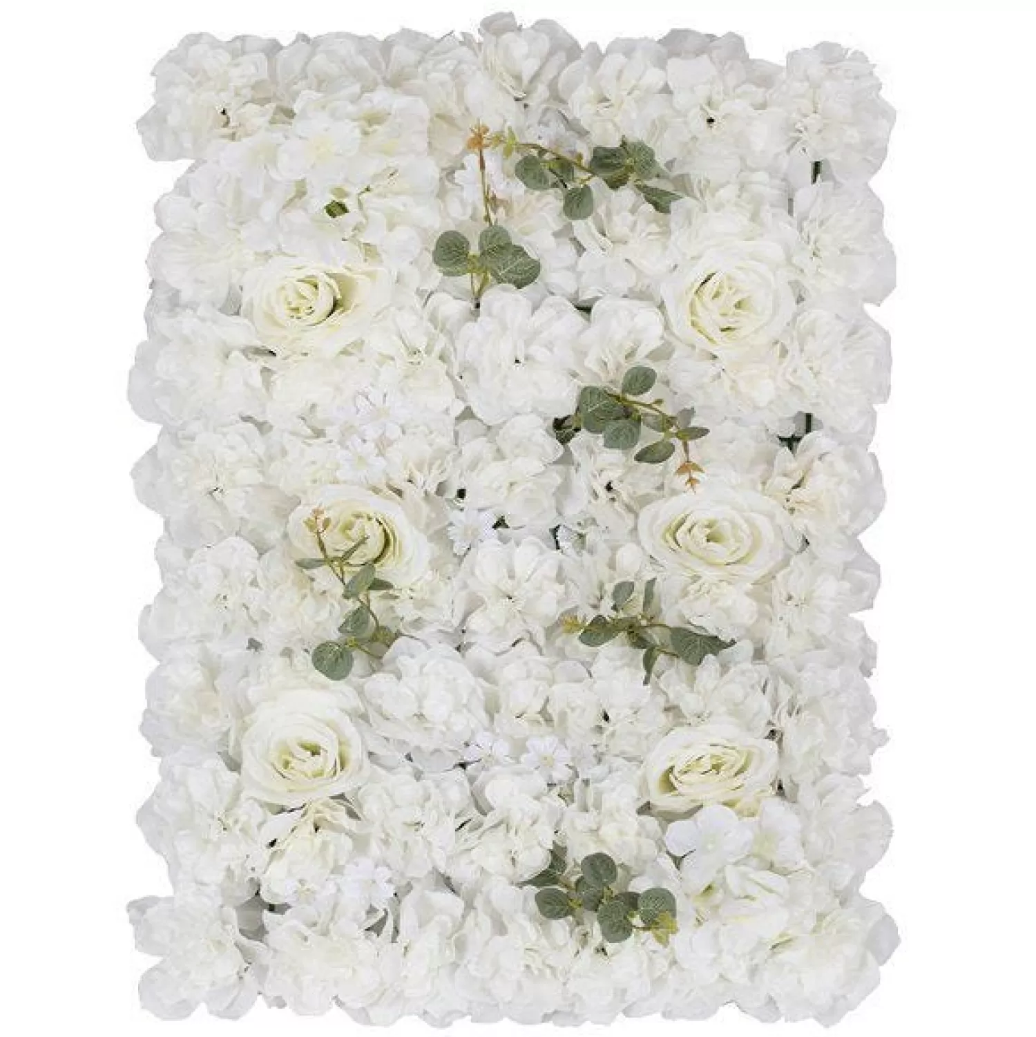 Best Sale Party Delights White Rose Flower Wall Backdrop Tile - 60Cm X 40Cm