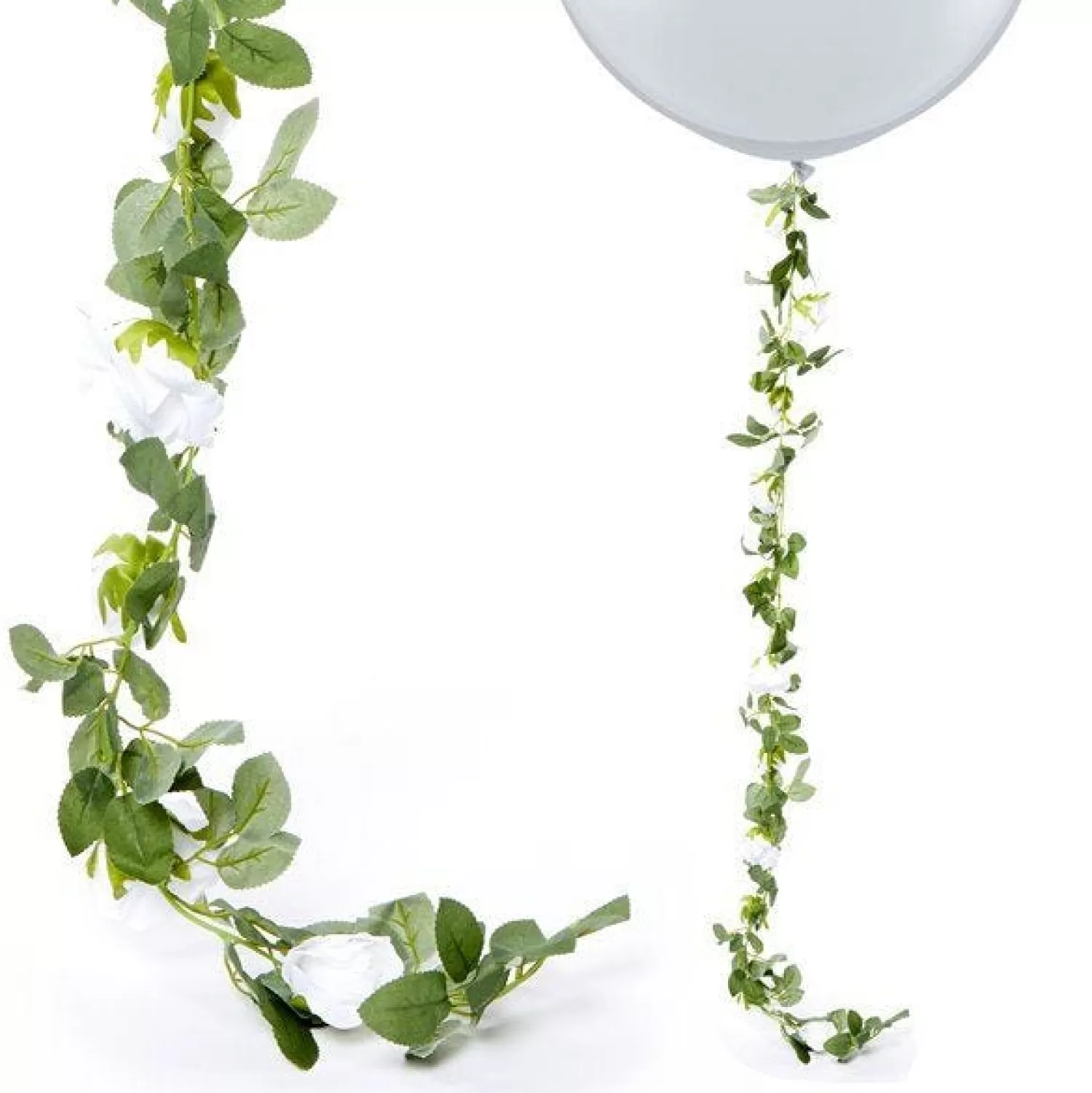 Sale Party Delights White Rose Garland - 1.75M