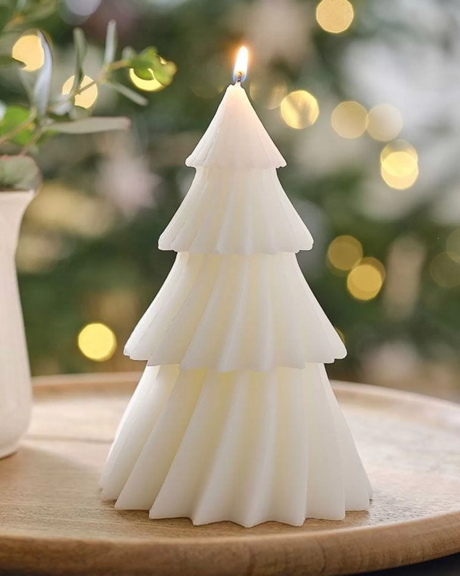 White Tree Shaped Candle<Party Delights Cheap