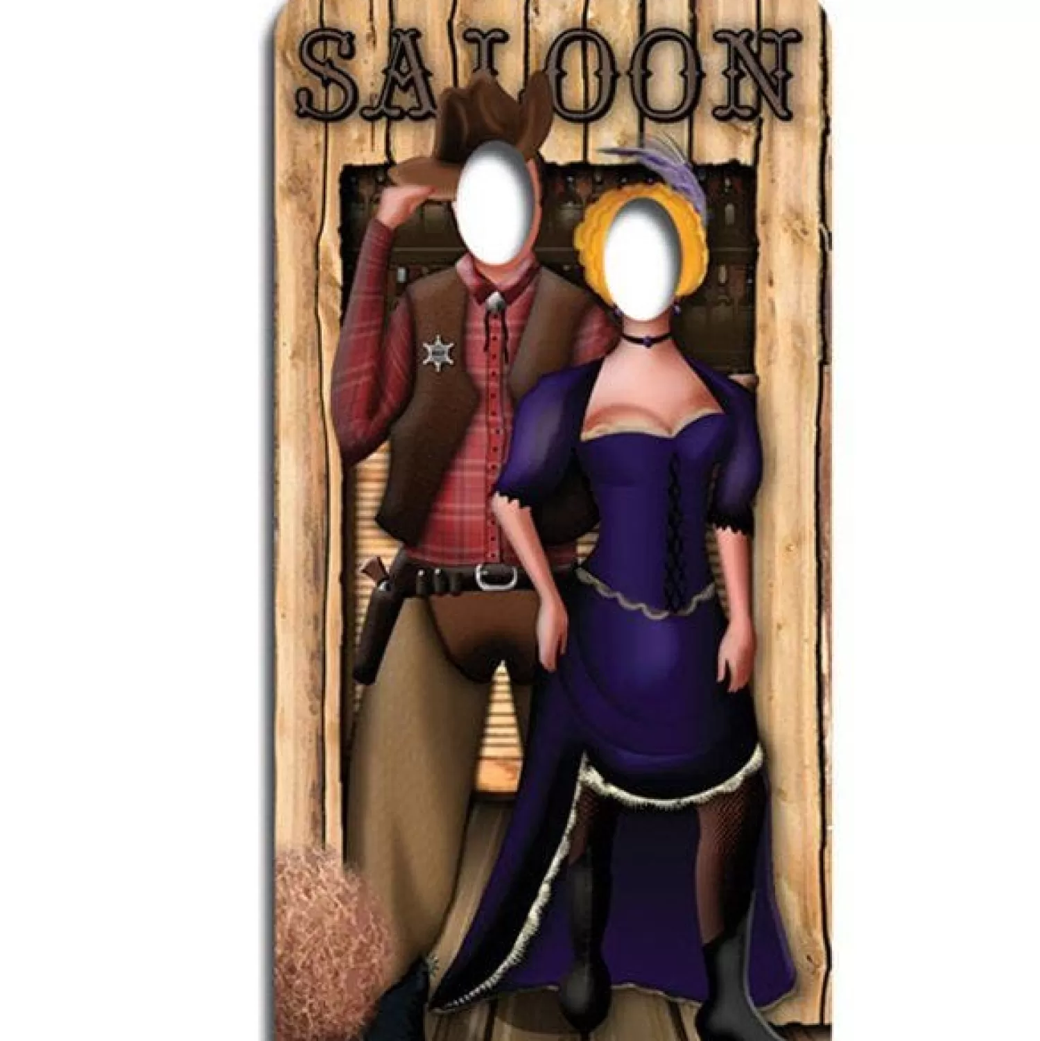 Cheap Party Delights Wild West Stand In Photo Prop - 186Cm X 96Cm