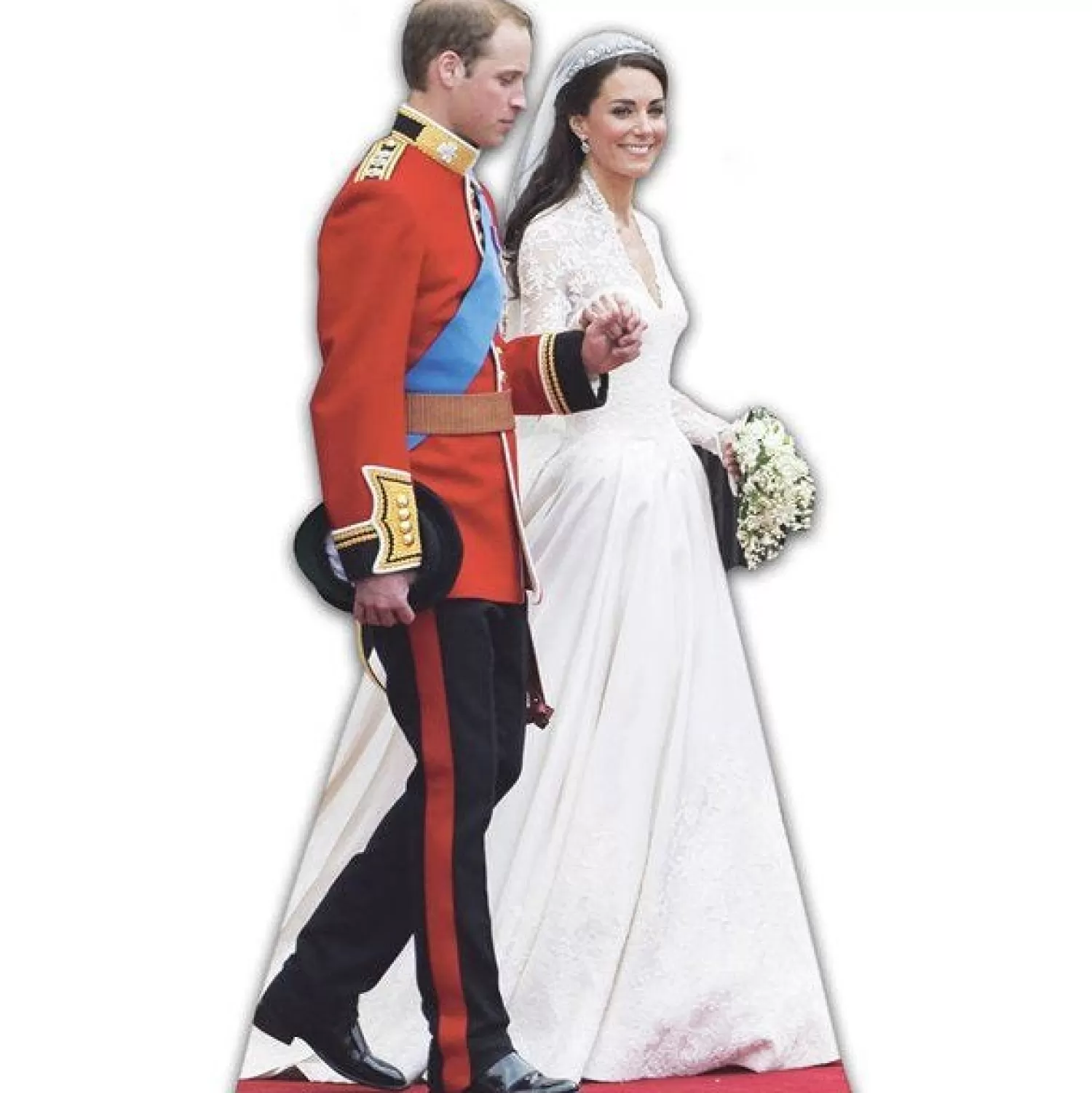 Sale Party Delights William & Kate Wedding Cardboard Cutout - 182Cm X 103Cm