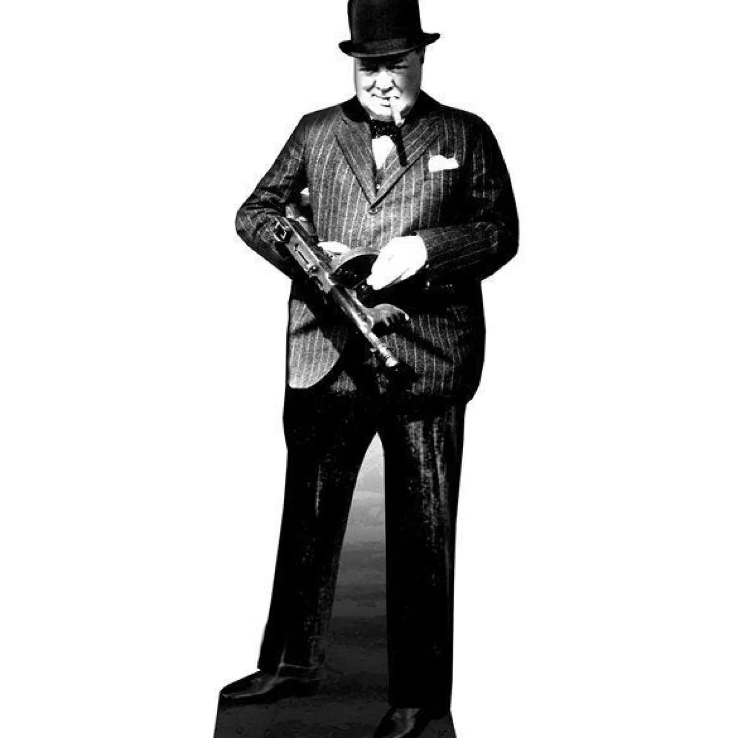 Online Party Delights Winston Churchill Cardboard Cutout - 182Cm X 73Cm