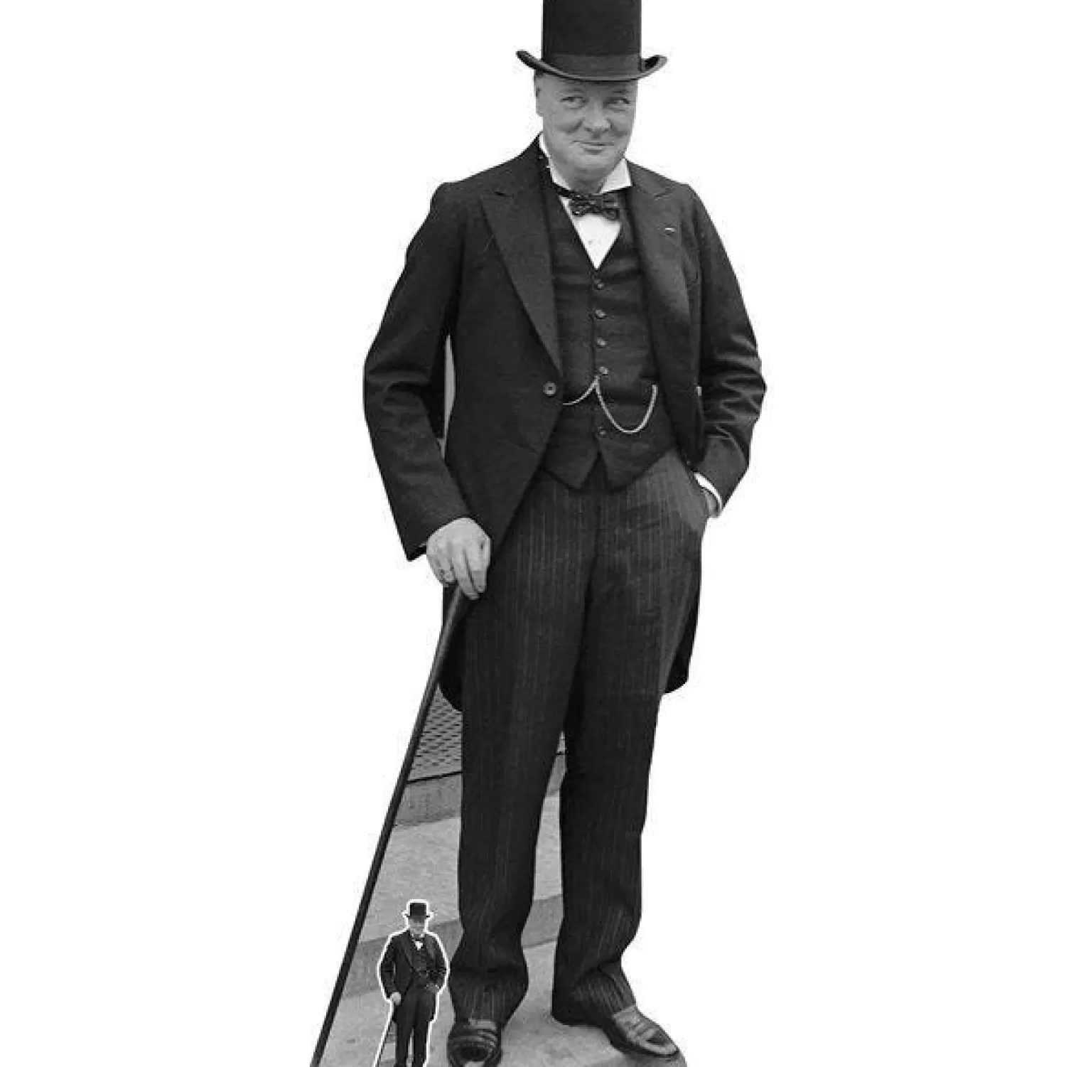 Cheap Party Delights Winston Churchill Cardboard Cutout - 184Cm X 78Cm