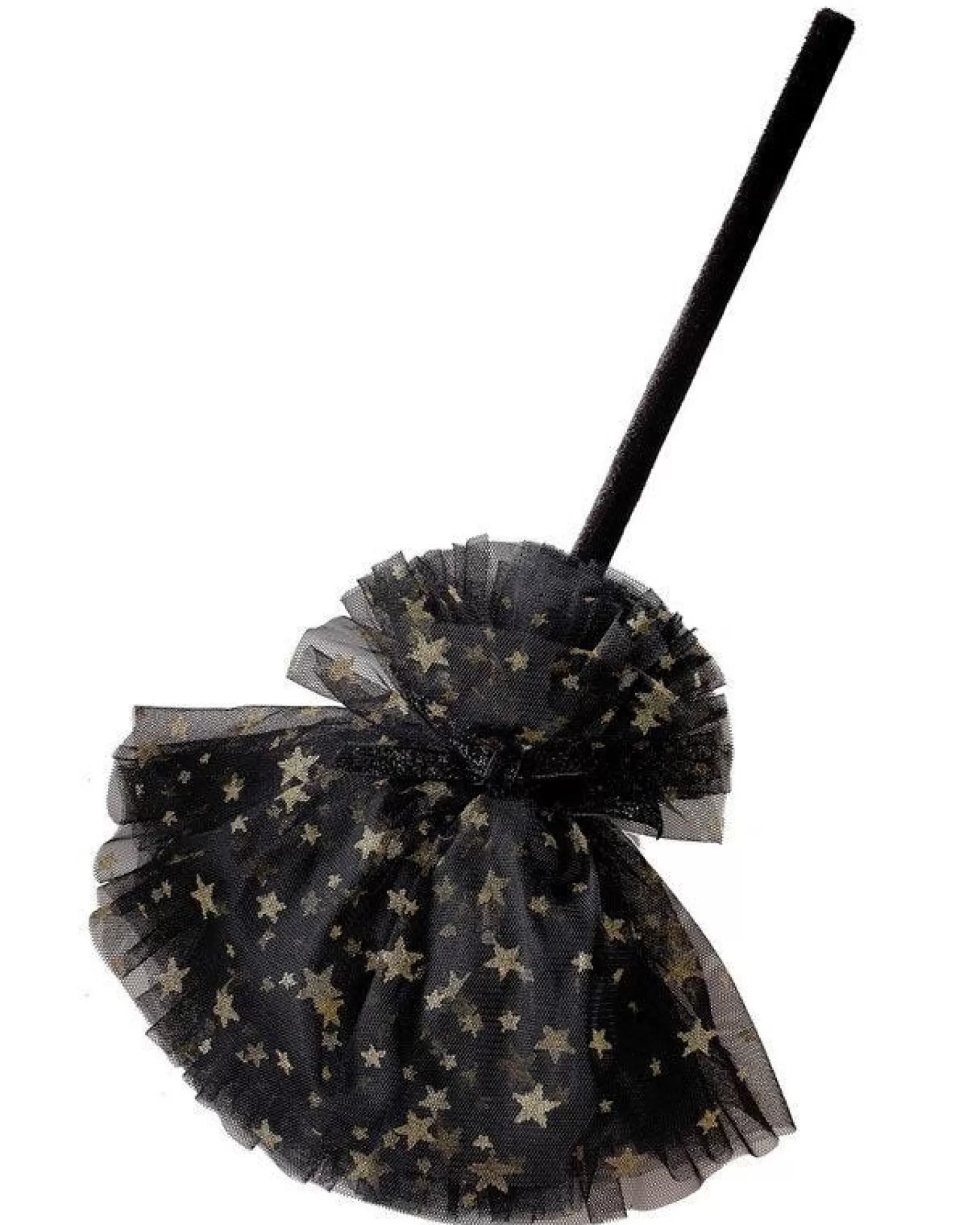 Witch Black & Gold Star Broom<Party Delights Hot