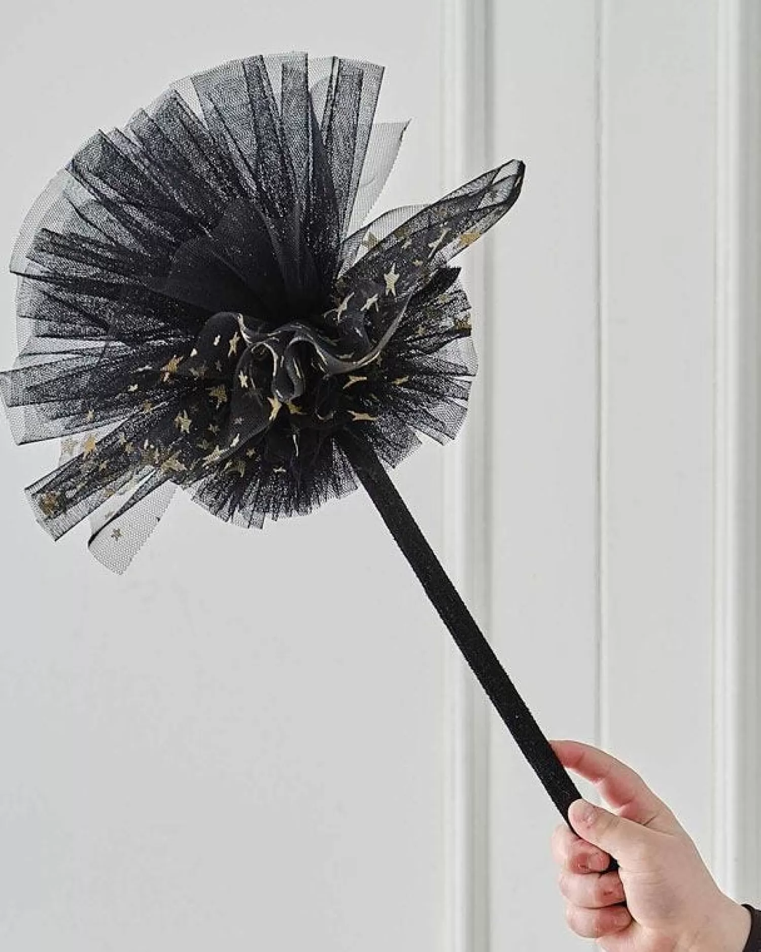 Witch Black & Gold Star Broom<Party Delights Hot