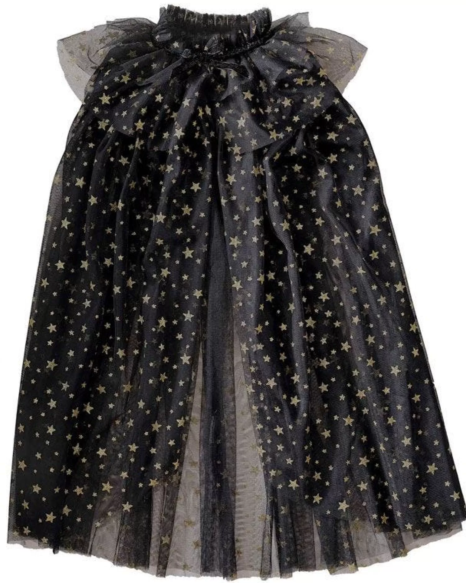 Witch Black & Gold Star Cape<Party Delights Shop