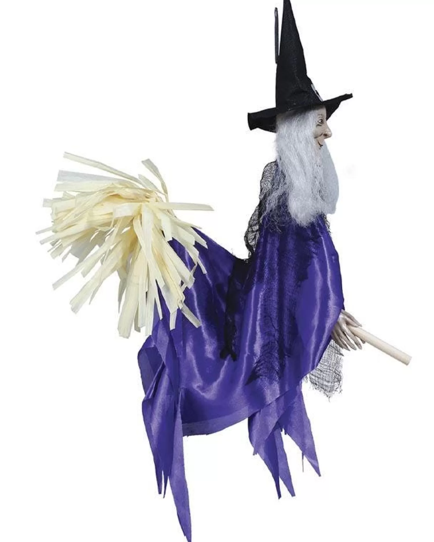 Witch With Broom - 60Cm<Party Delights Hot