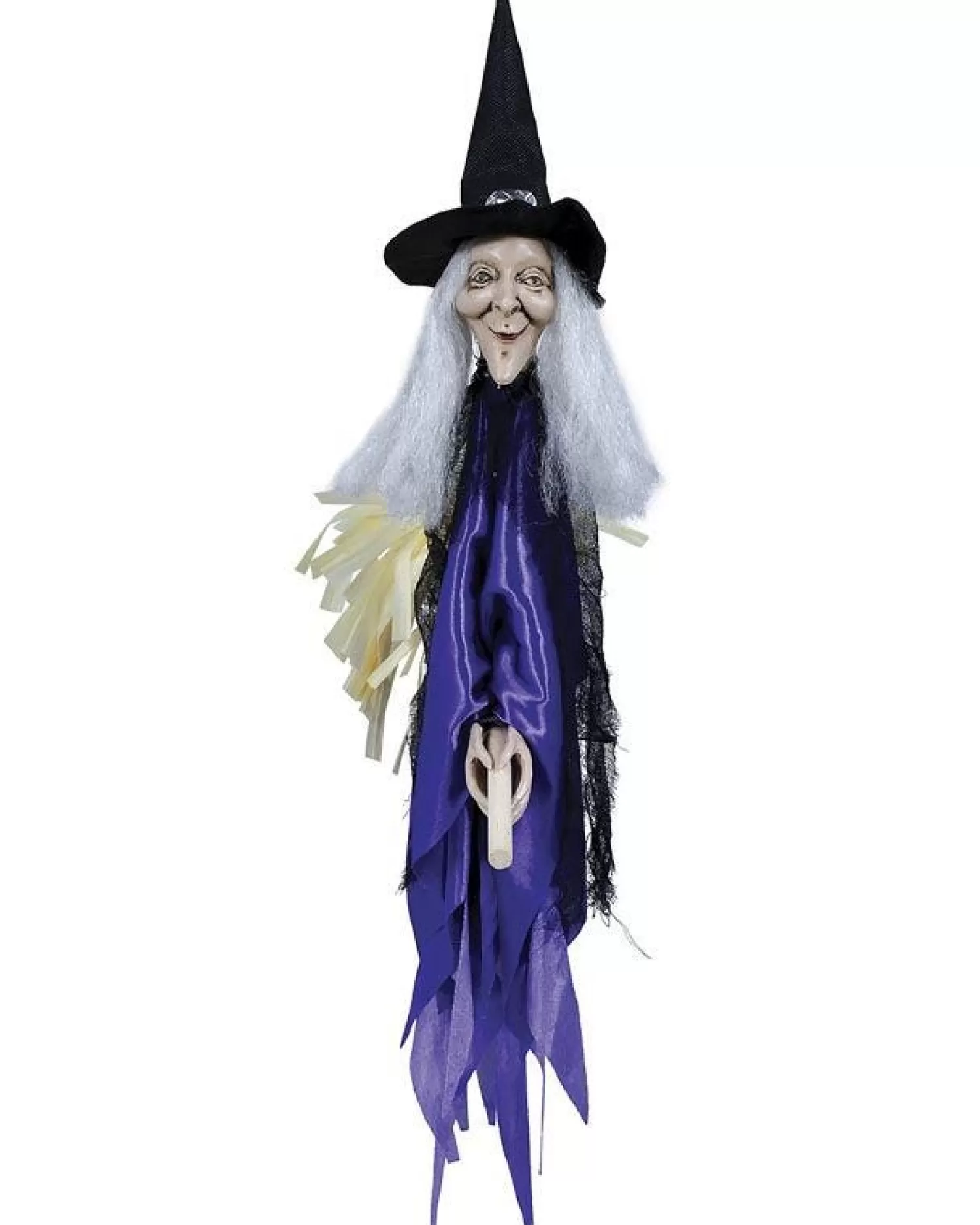 Witch With Broom - 60Cm<Party Delights Hot