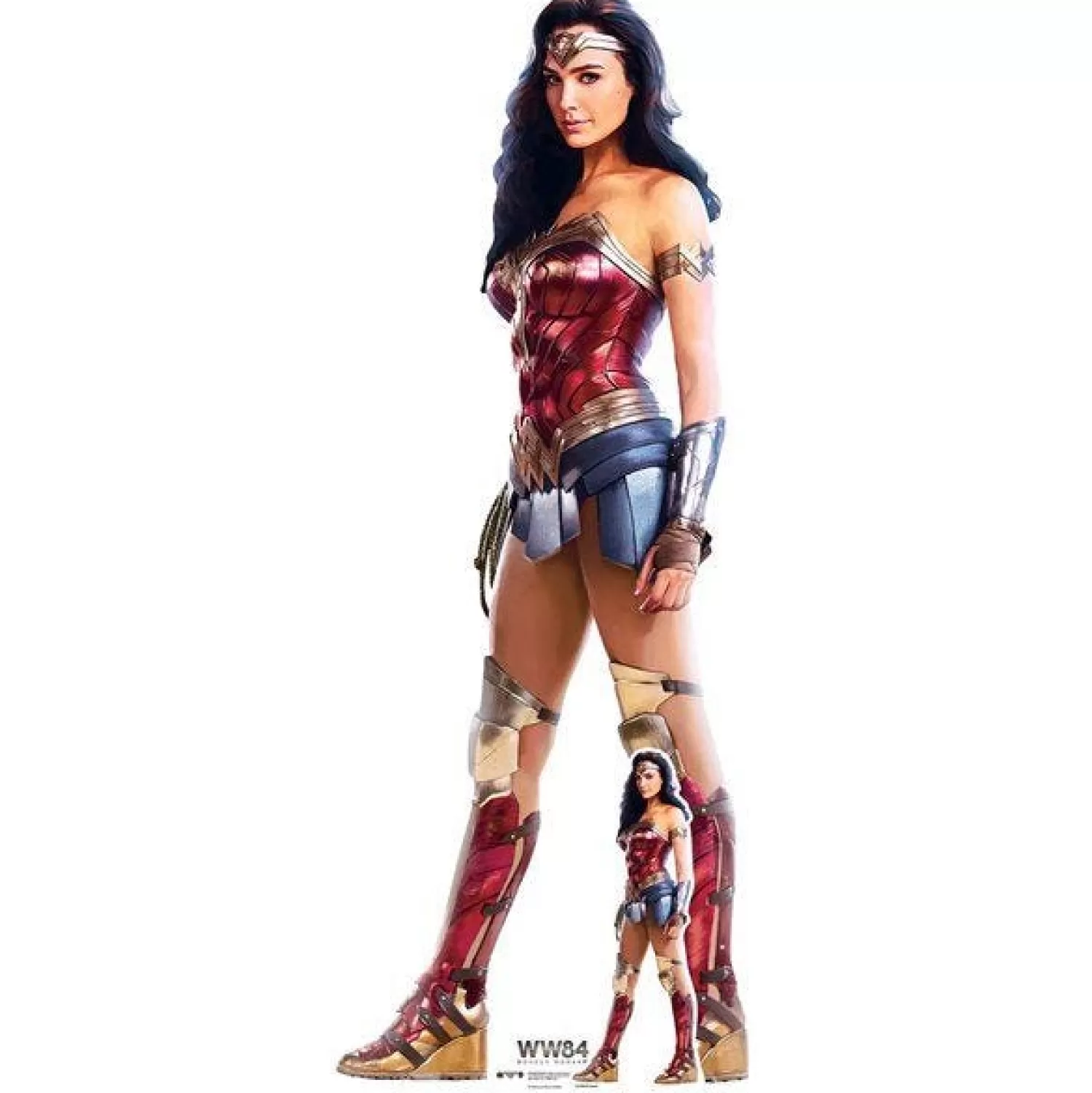 Sale Party Delights Wonder Woman Cardboard Cutout - 186Cm X 73Cm