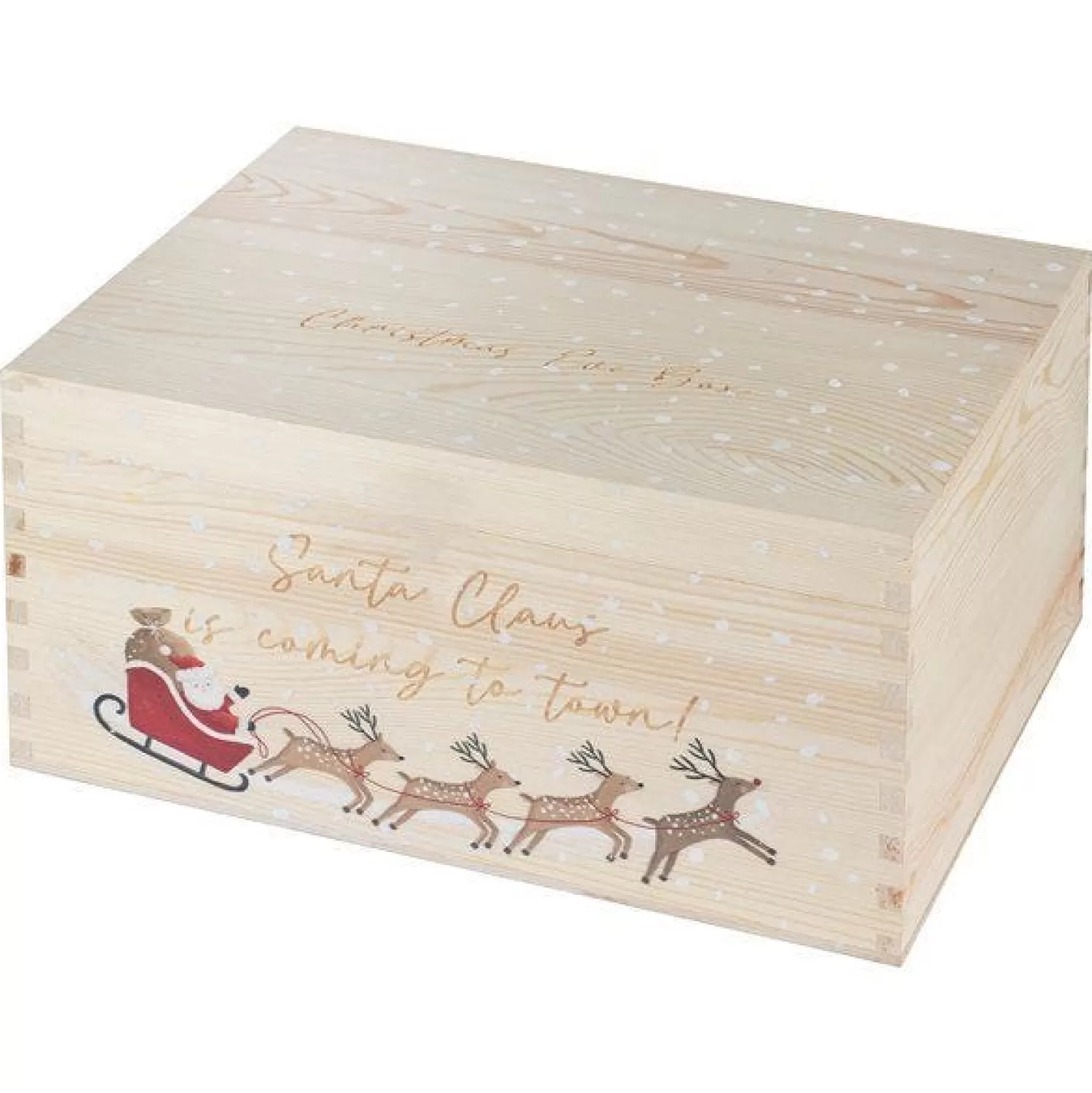 Wooden Customisable Christmas Eve Box<Party Delights Best Sale