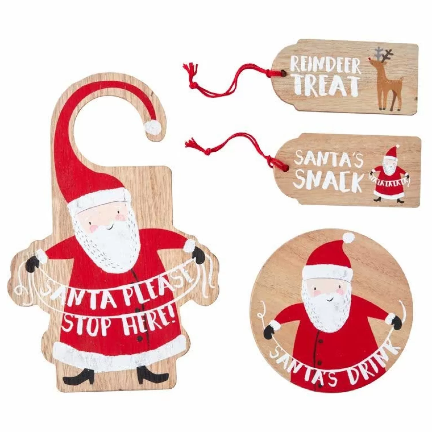 Wooden Santa & Friends Christmas Eve Kit<Party Delights Outlet