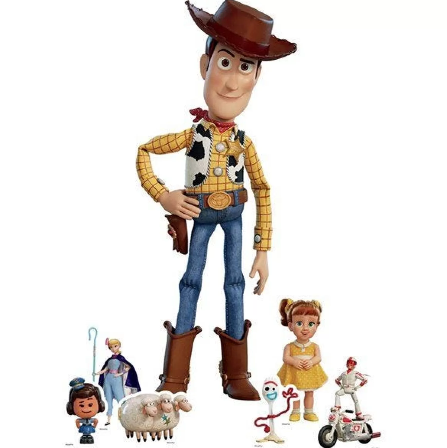 Hot Party Delights Woody Toy Story Cardboard Cutout - 134Cm X 56Cm