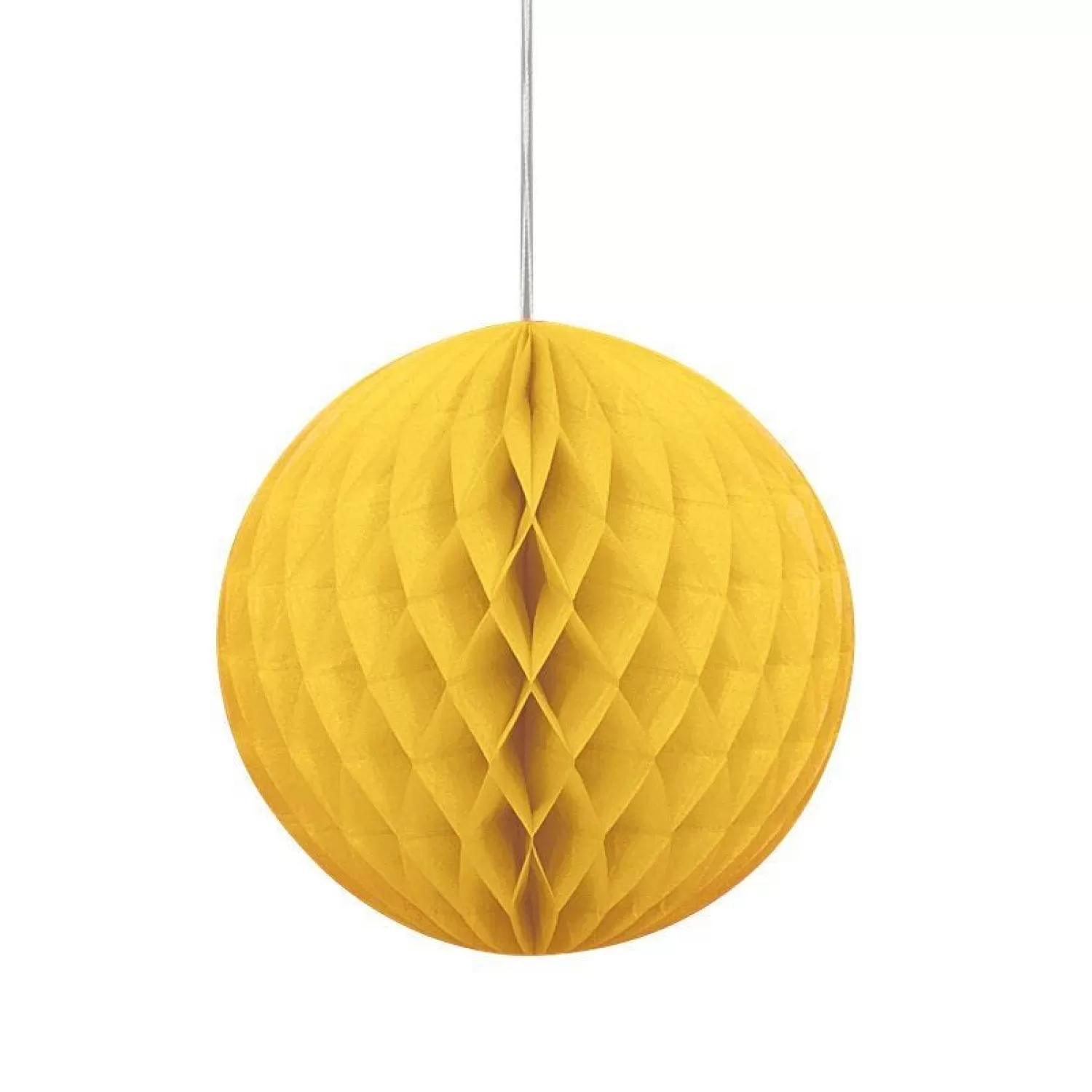 Discount Party Delights Yellow Honeycomb Ball Decoration - 20Cm