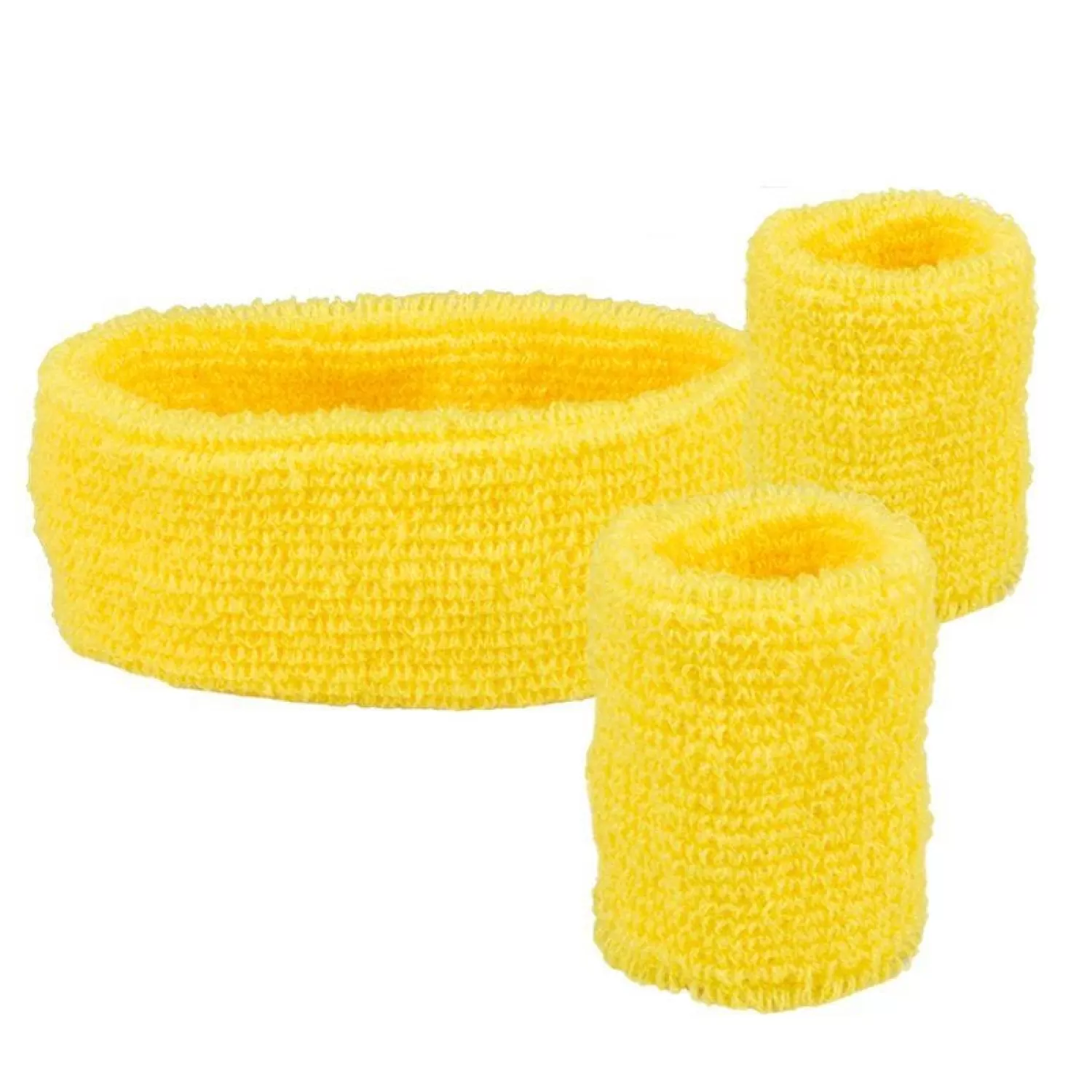 Cheap Party Delights Yellow Sweatband Accessory Kit