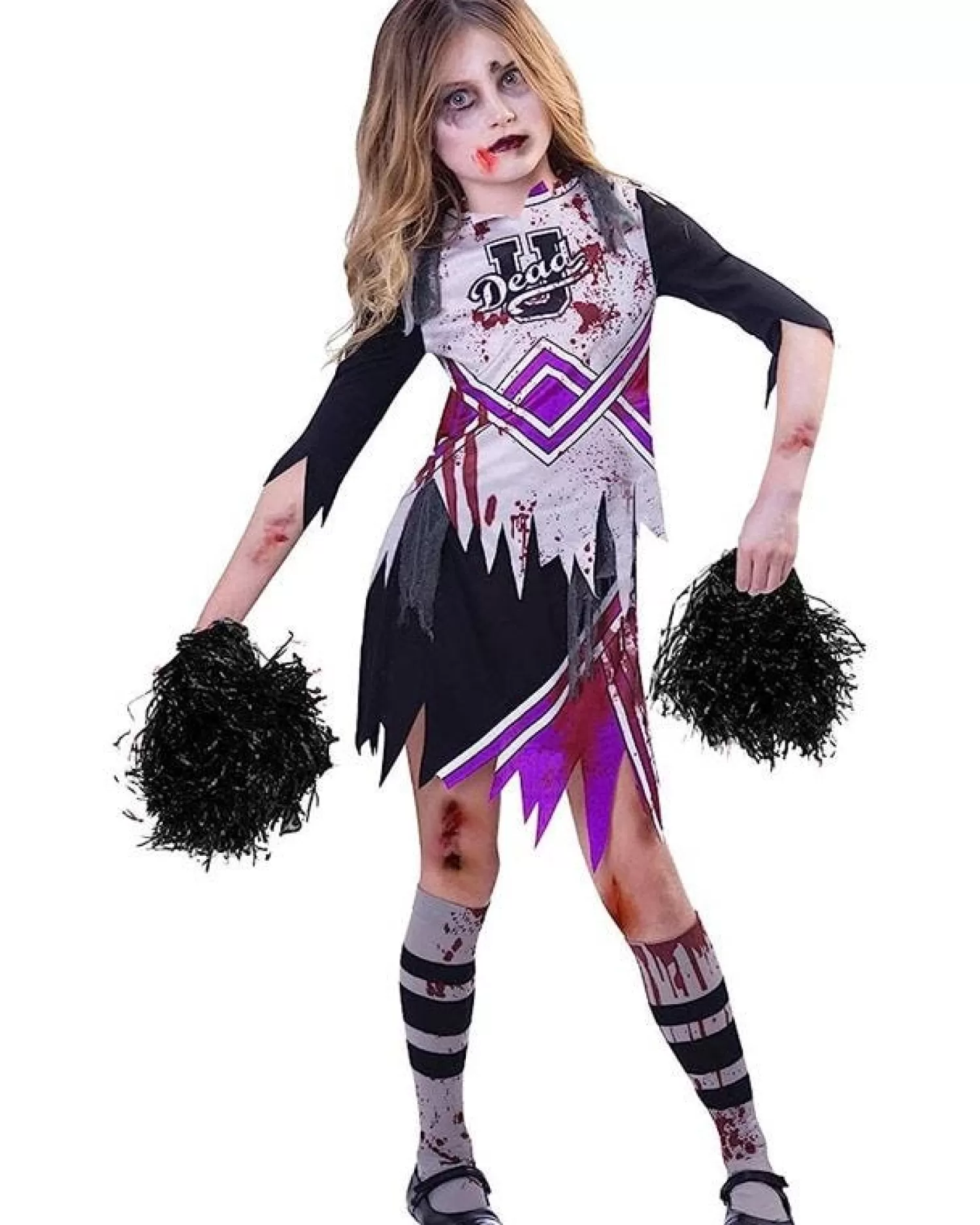 Zombie Cheerleader - Child Costume<Party Delights Best Sale