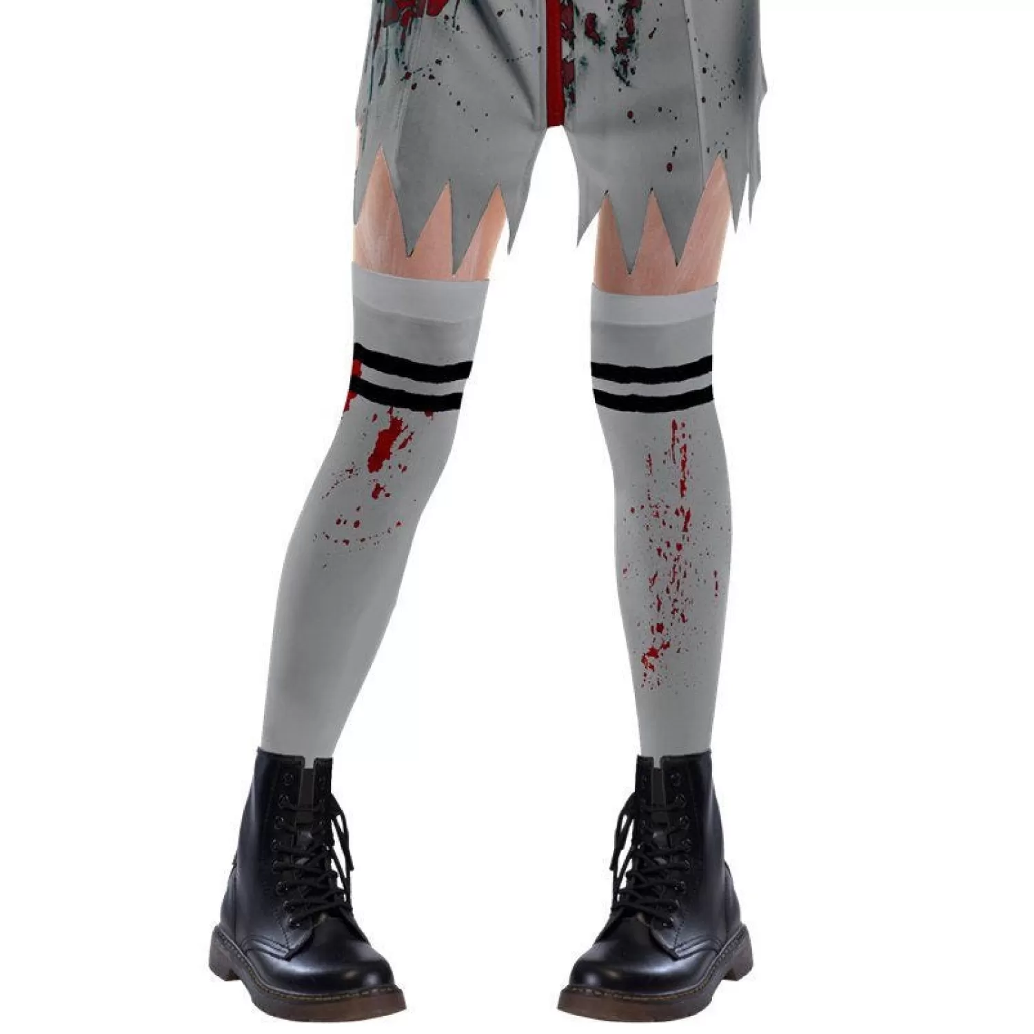 Zombie Cheerleader Socks - Child<Party Delights Flash Sale