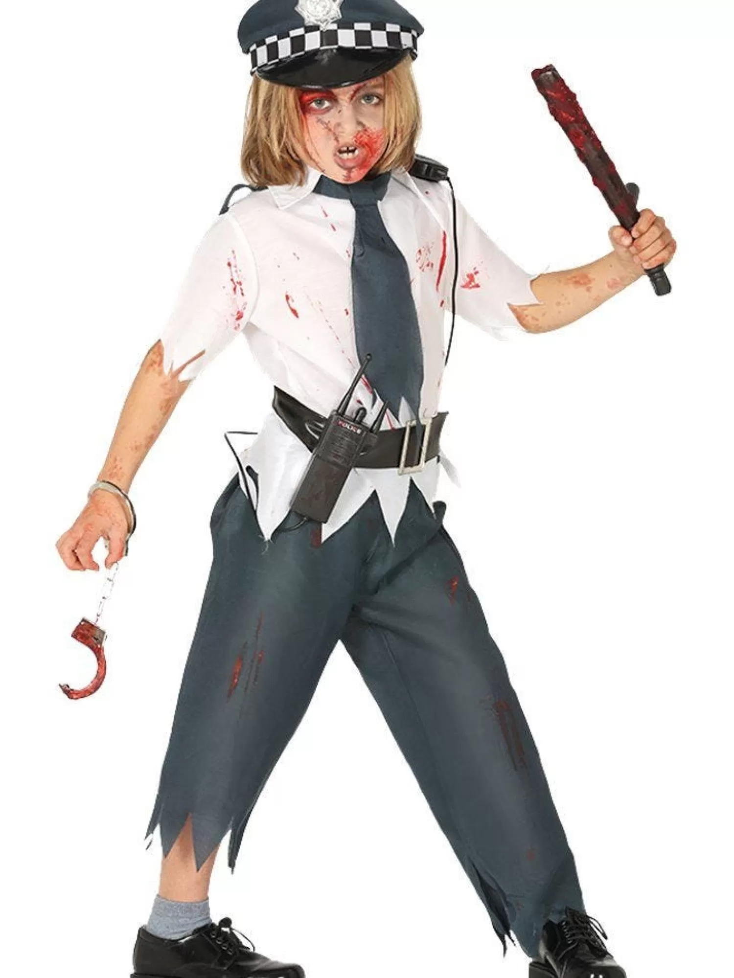 Zombie Police Boy - Child Costume<Party Delights Sale